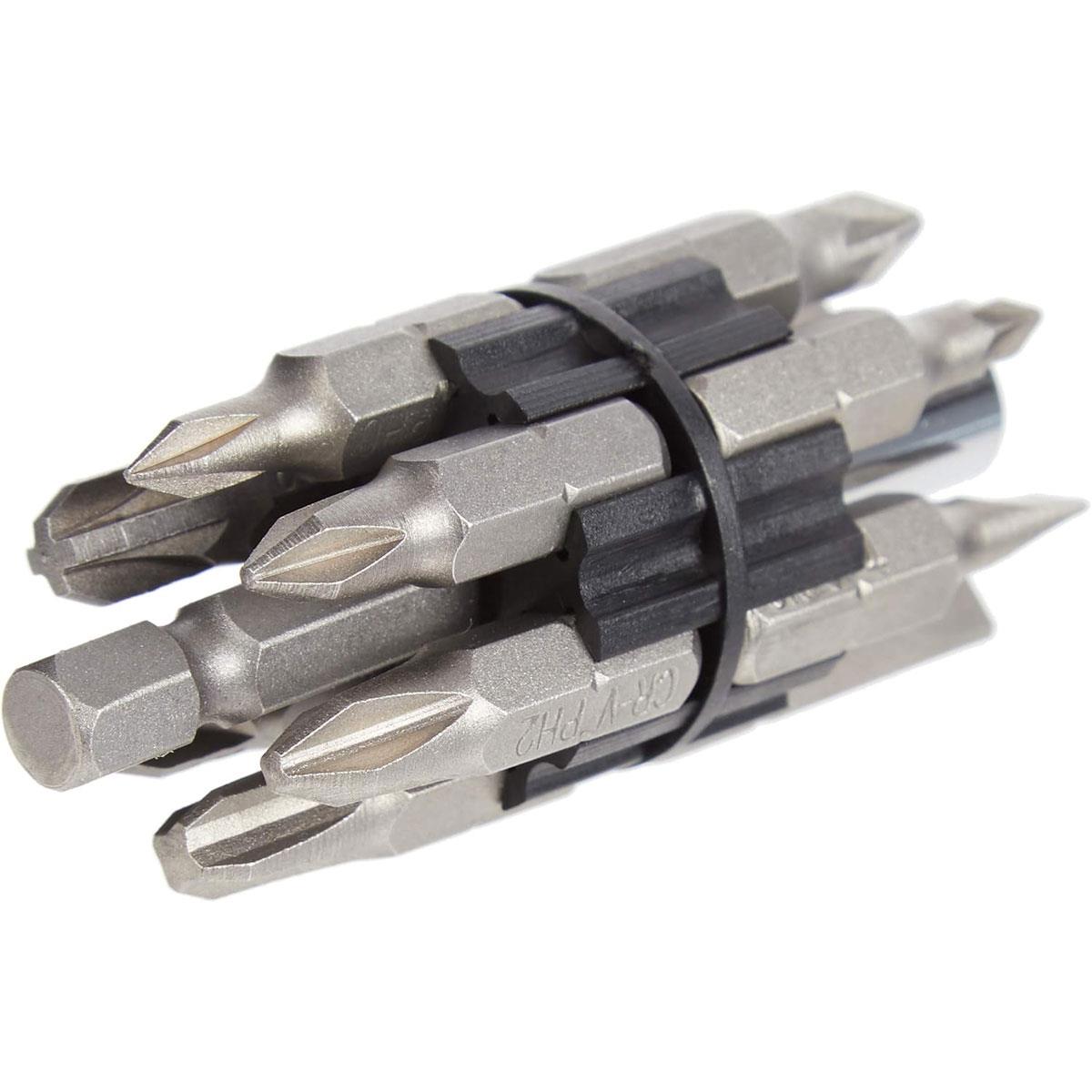 Draper Redline 14-in-1 Reversible Ratchet Screwdriver Set Chrome Vanadium Steel Magnetic 1/4-in Bit Holder Assorted - Image 3