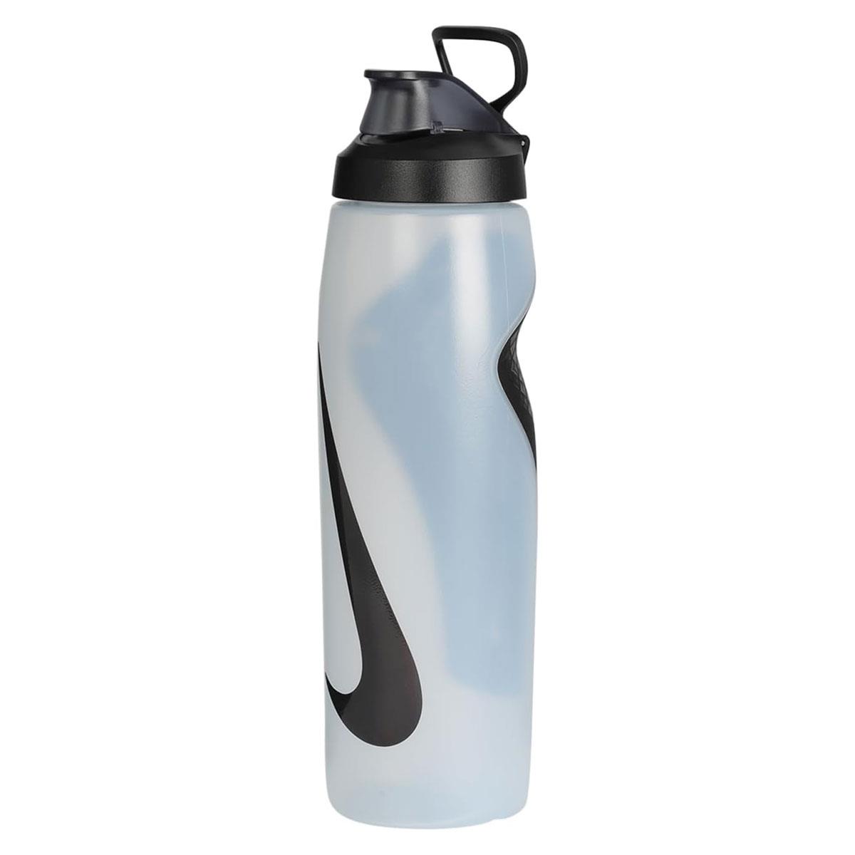 Nike Refuel Sports Water Bottle 946ml Locking Lid with Straw BPA-Free Polypropylene Leak Resistant Natural/Black/Black Iridescent - Image 3