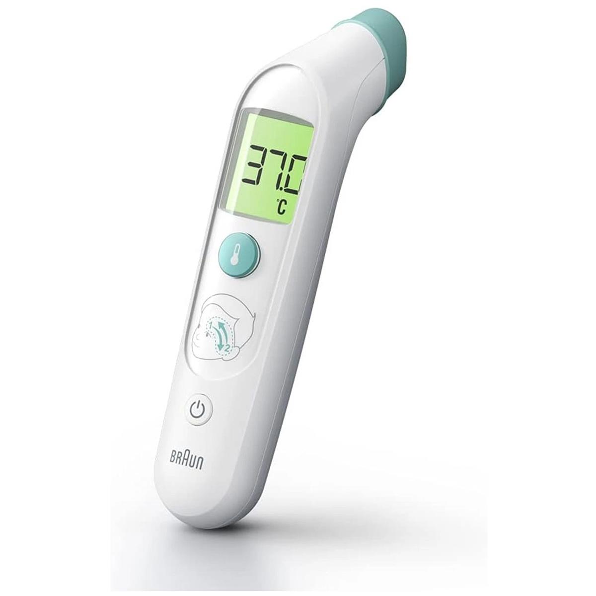 Braun TempleSwipe Forehead Thermometer Infrared Fever Thermometer For Baby Child And Adult White - Image 3