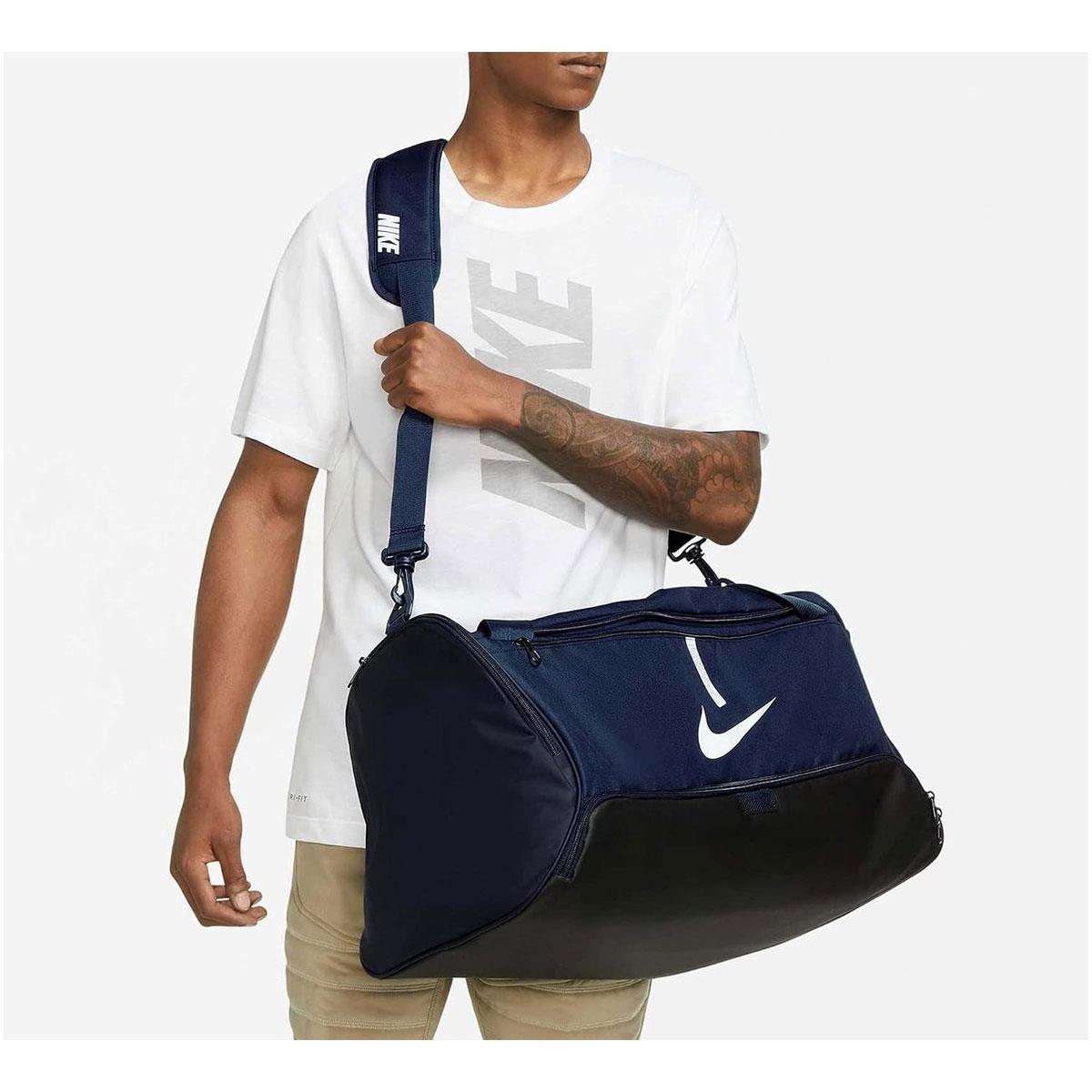 Nike Academy Duffel Bag Medium Navy 60L Sports Gym Bag Wet/Dry Compartment - Image 3