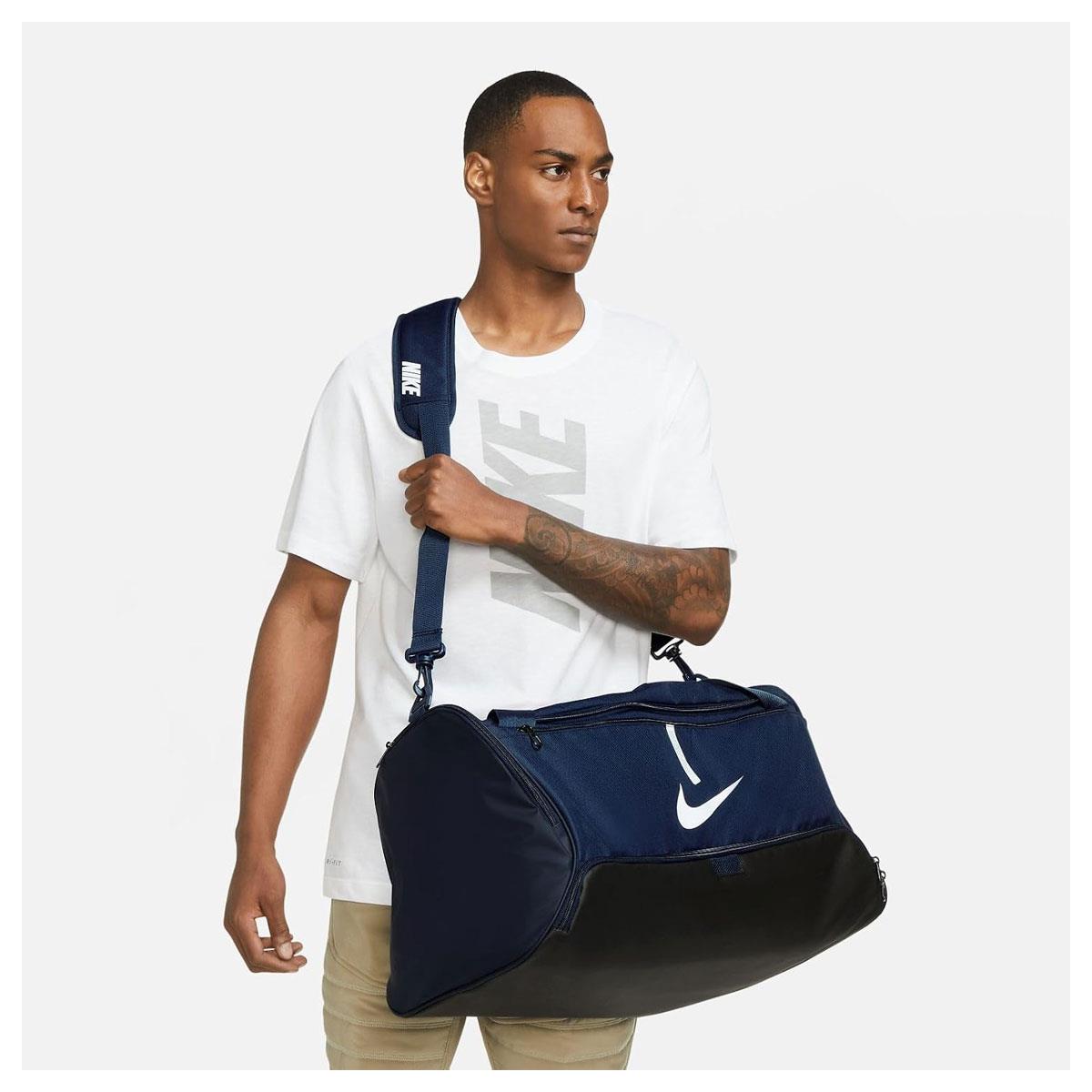 Nike Academy Duffel Bag Medium Navy 60L Sports Gym Bag Wet/Dry Compartment - Image 4