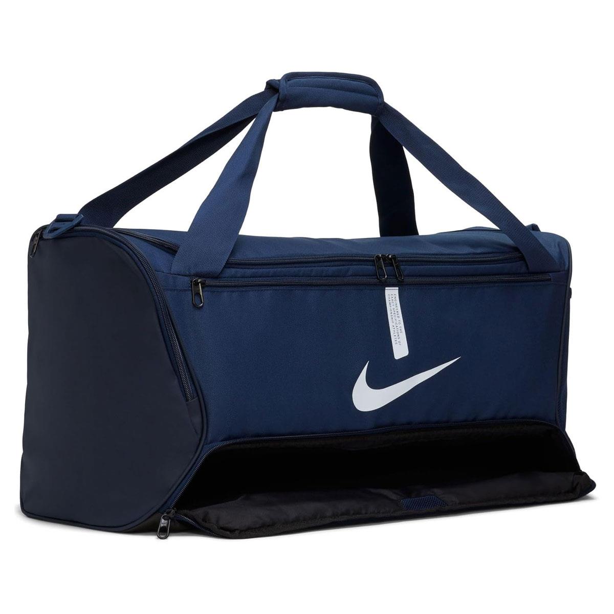 Nike Academy Duffel Bag Medium Navy 60L Sports Gym Bag Wet/Dry Compartment - Image 6