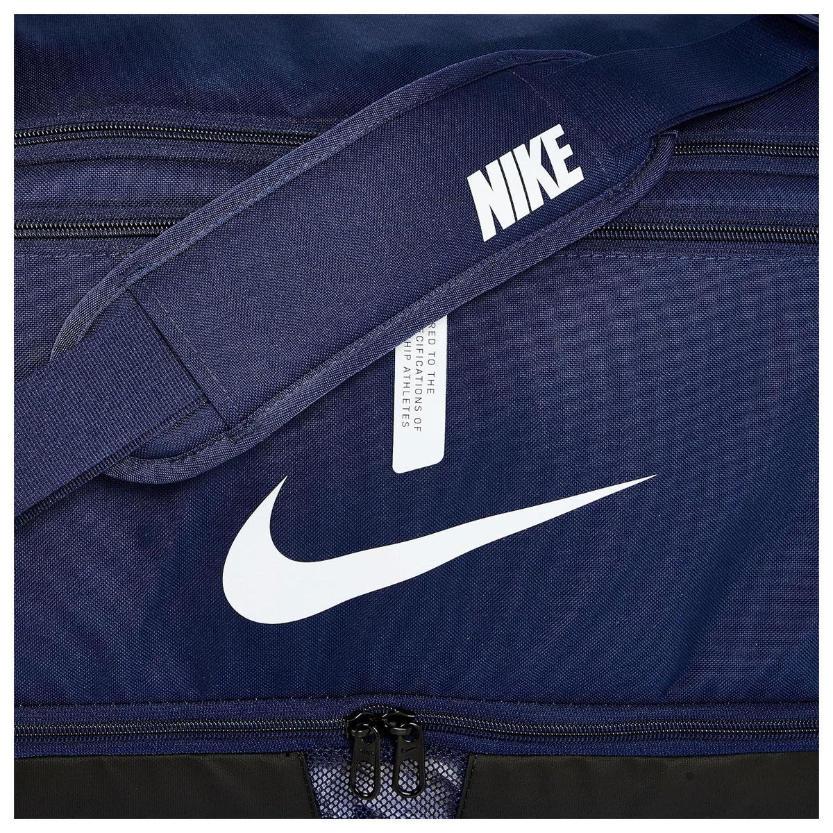 Nike Academy Duffel Bag Medium Navy 60L Sports Gym Bag Wet/Dry Compartment - Image 9