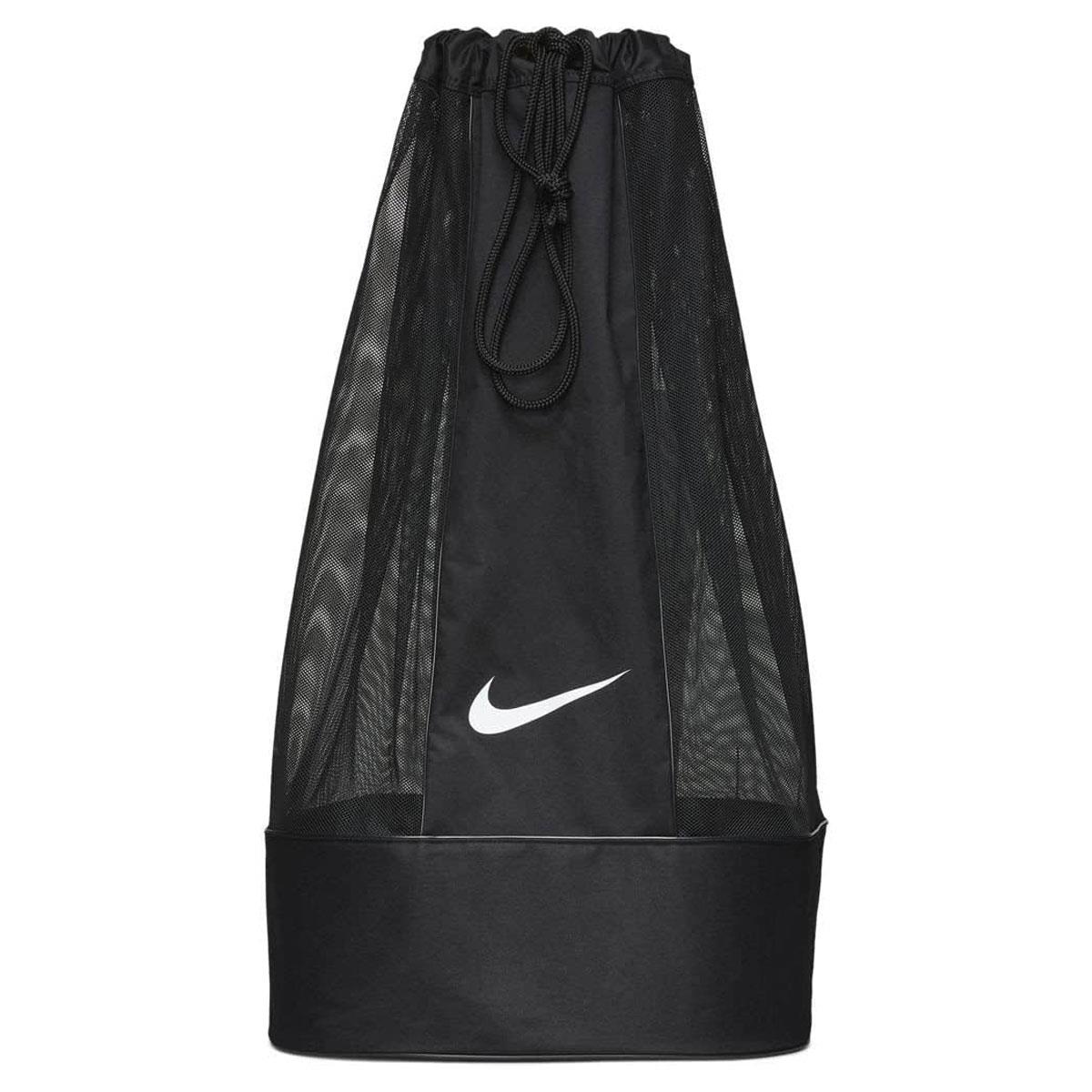Nike Club Team Football Ball Bag Black/White Holds Up to 16 Balls Adjustable Shoulder Strap - Image 2