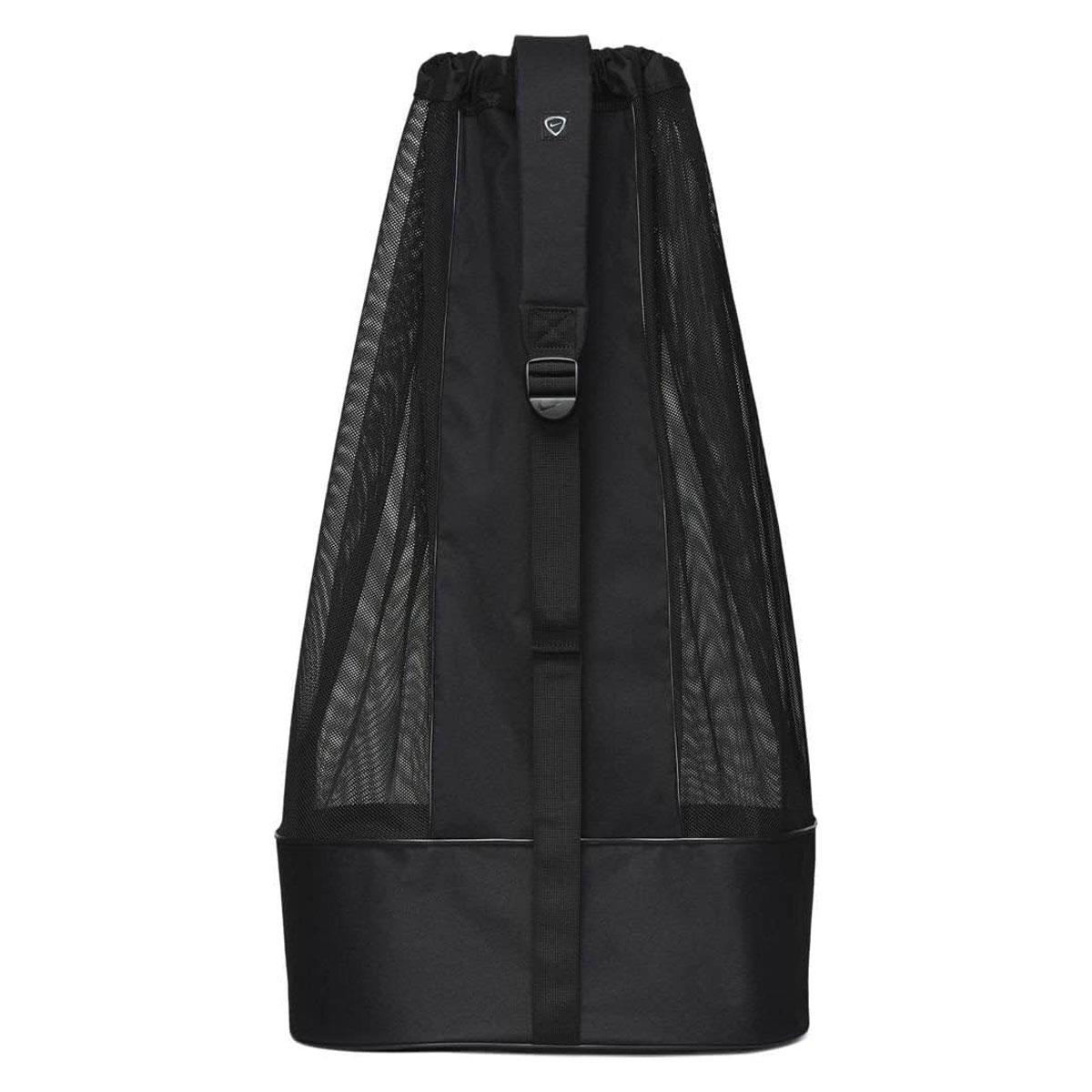 Nike Club Team Football Ball Bag Black/White Holds Up to 16 Balls Adjustable Shoulder Strap - Image 4