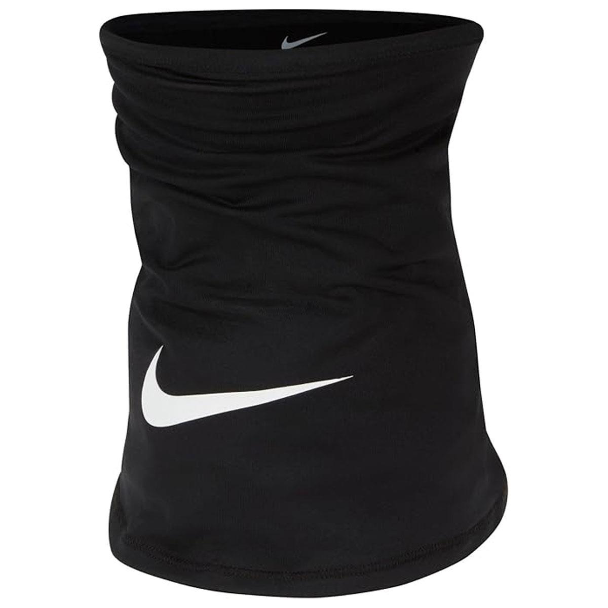 Nike Dri-FIT Winter Warrior Neck Warmer Black White Stretch Sweat-Wicking Scarf 88% Polyester 12% Elastane Unisex