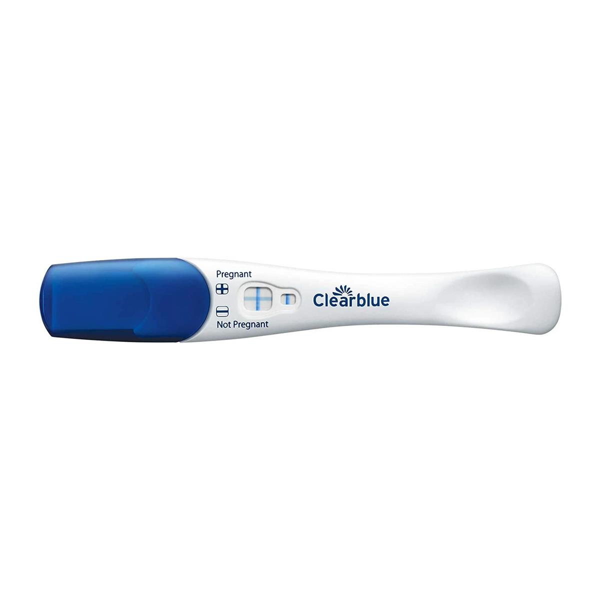 Clearblue Rapid Visual Pregnancy Test 1 Pack Fast Detection Urine Test Easy Grip - Image 2