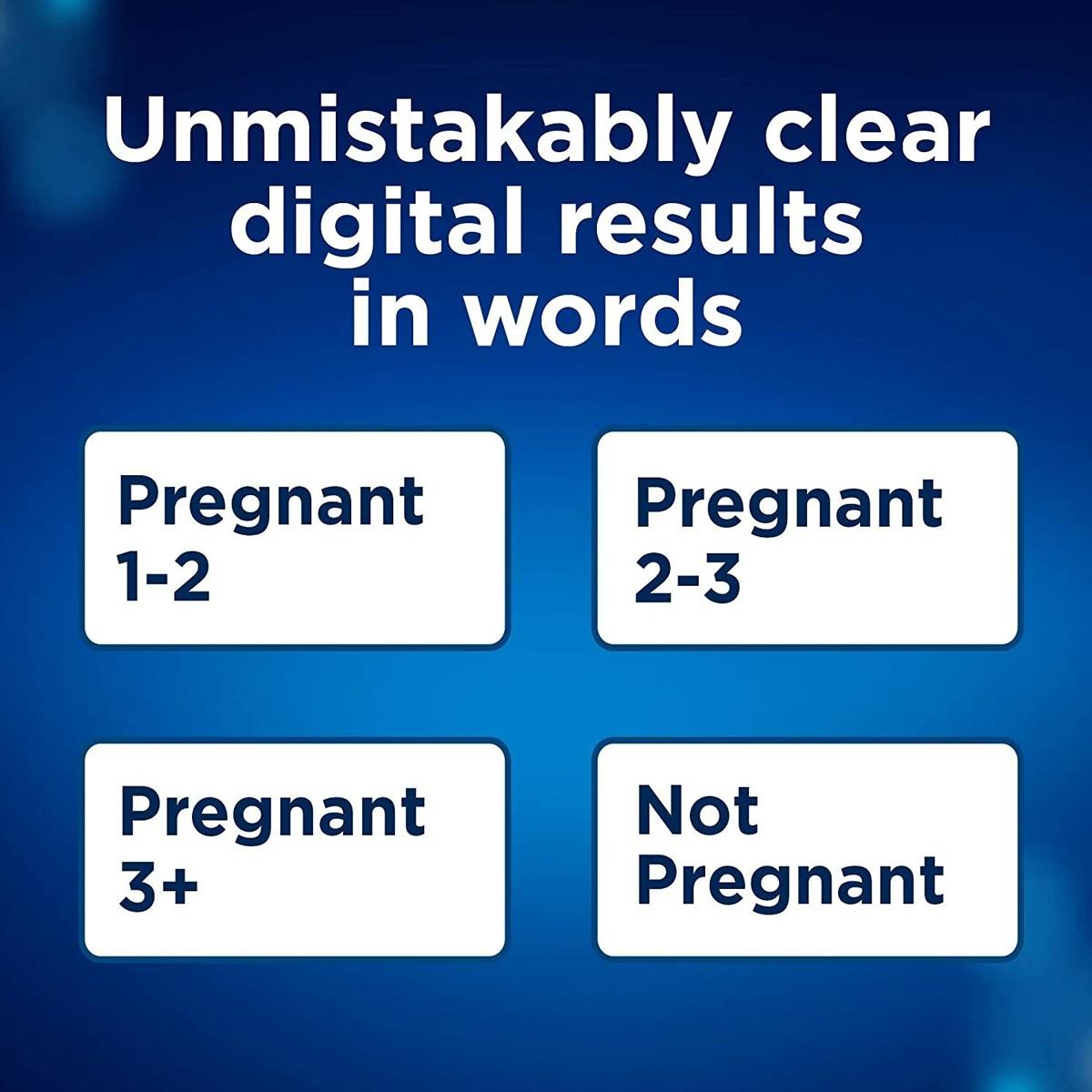 Clearblue Digital Pregnancy Test With Weeks Indicator Over 99% Accurate - 1 Test - Image 2