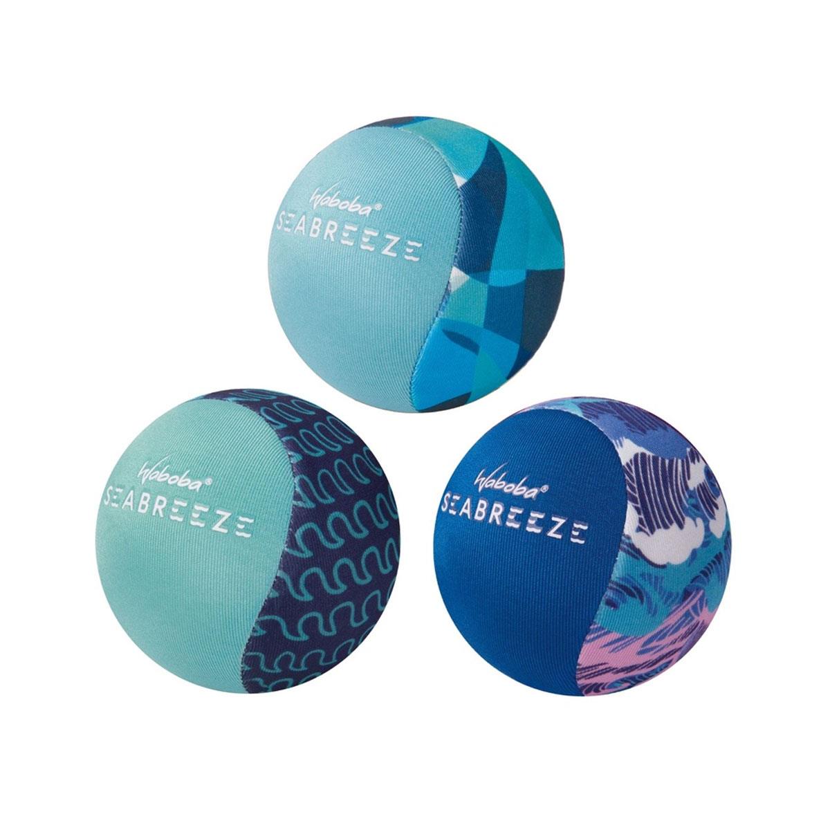 Waboba Seabreeze Water Bouncing Ball 80mm Pool Beach & Lake Toy Lycra & Foam Assorted Colours Ages 6+