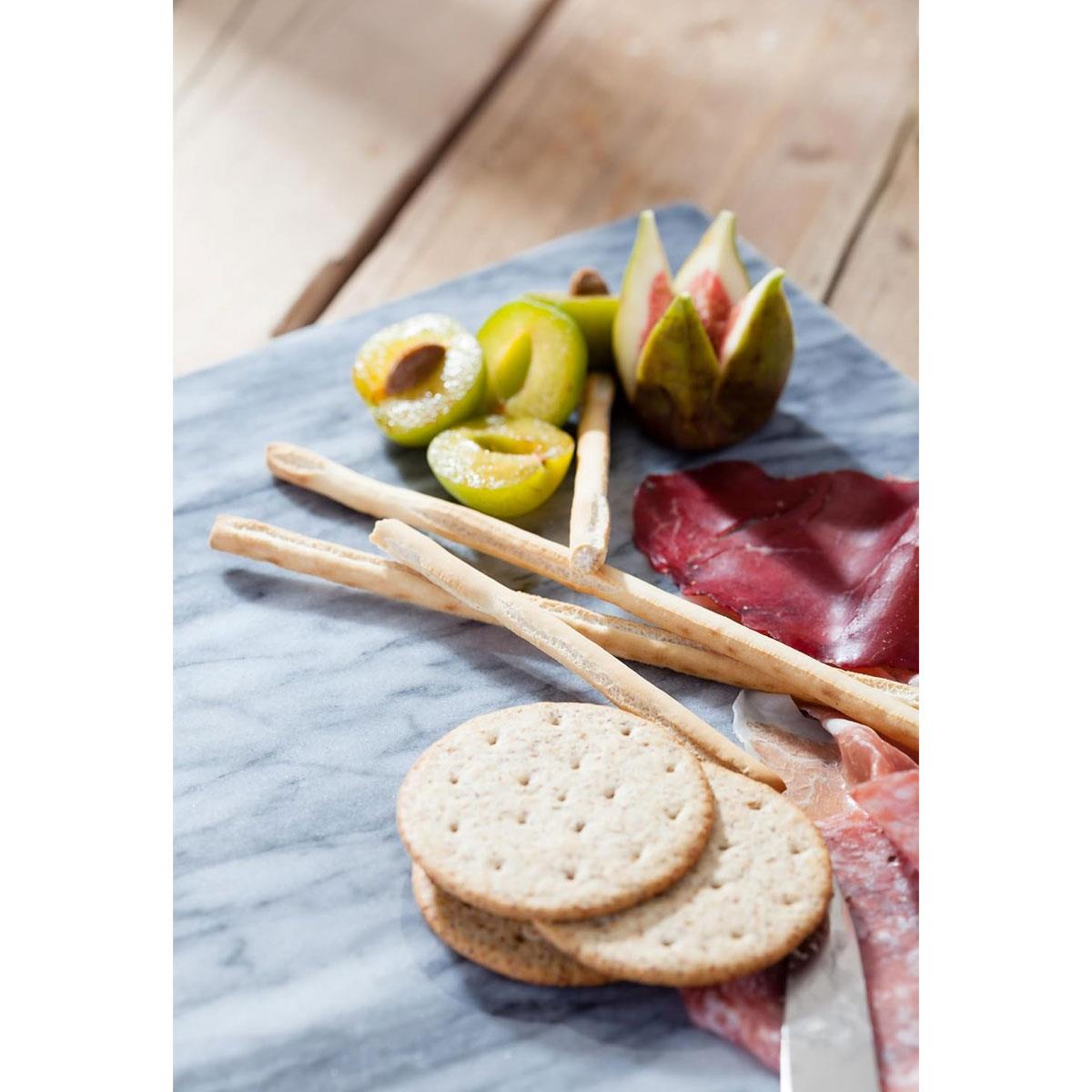 Judge Marble Oblong Serving Platter 46 x 30cm Natural Stone Rectangular Serving Board White - Image 6