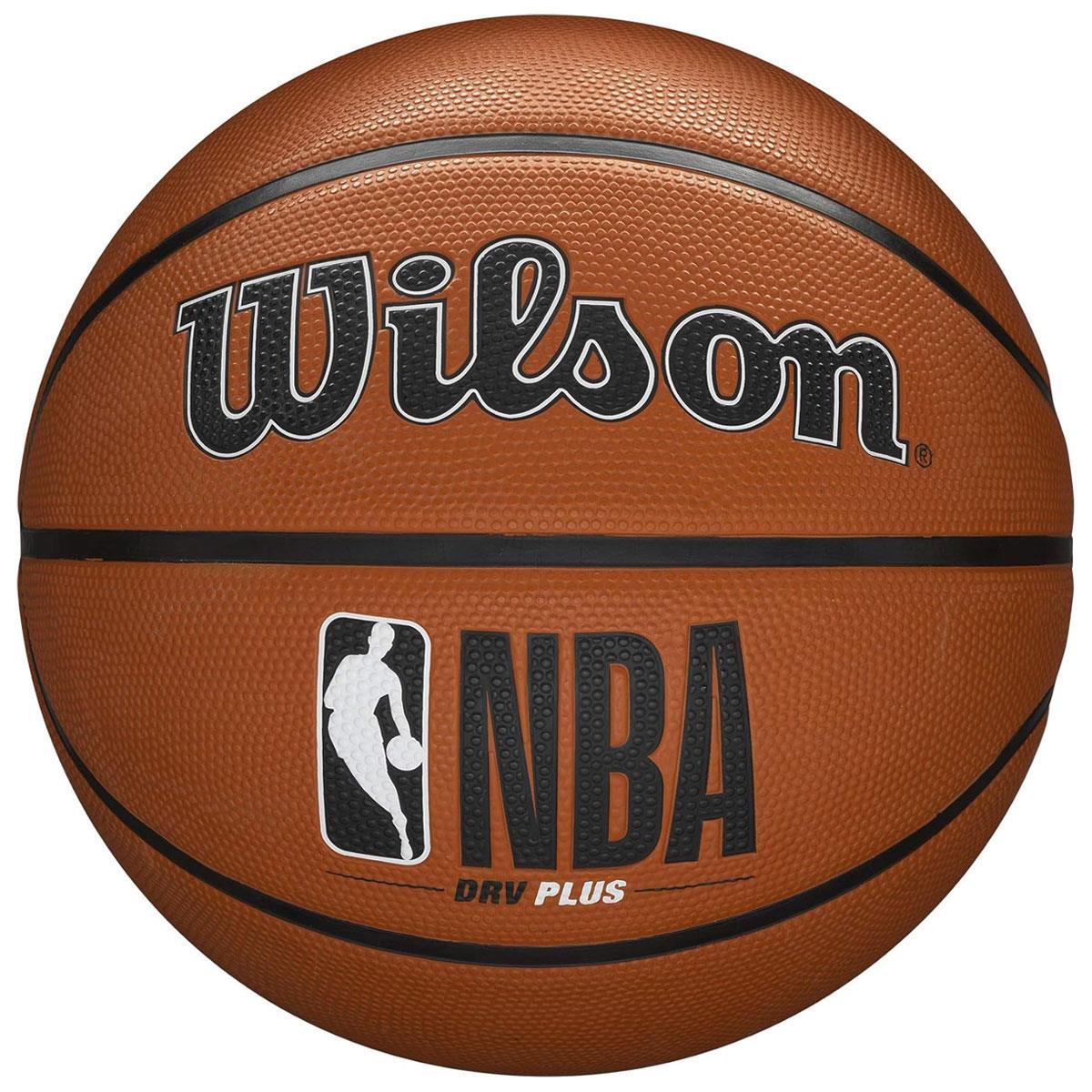 Wilson NBA DRV Plus Basketball Size 5 Outdoor Performance Cover Air Retention Lining Brown