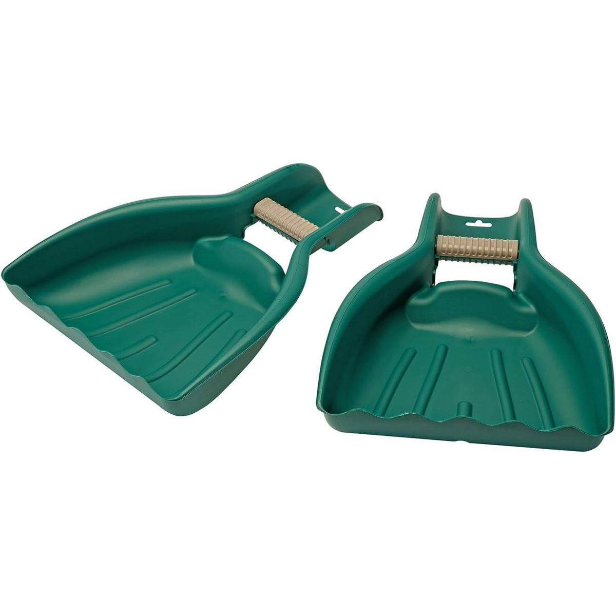Draper Heavy-Duty Leaf Collectors Pair Polypropylene Green