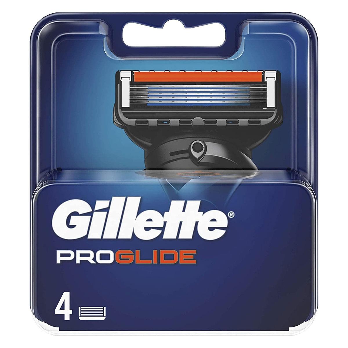 Gillette Fusion ProGlide Manual Razor Blades Replacement Cartridges with Microcomb and Lubrastrip Pack of 4 - Image 2