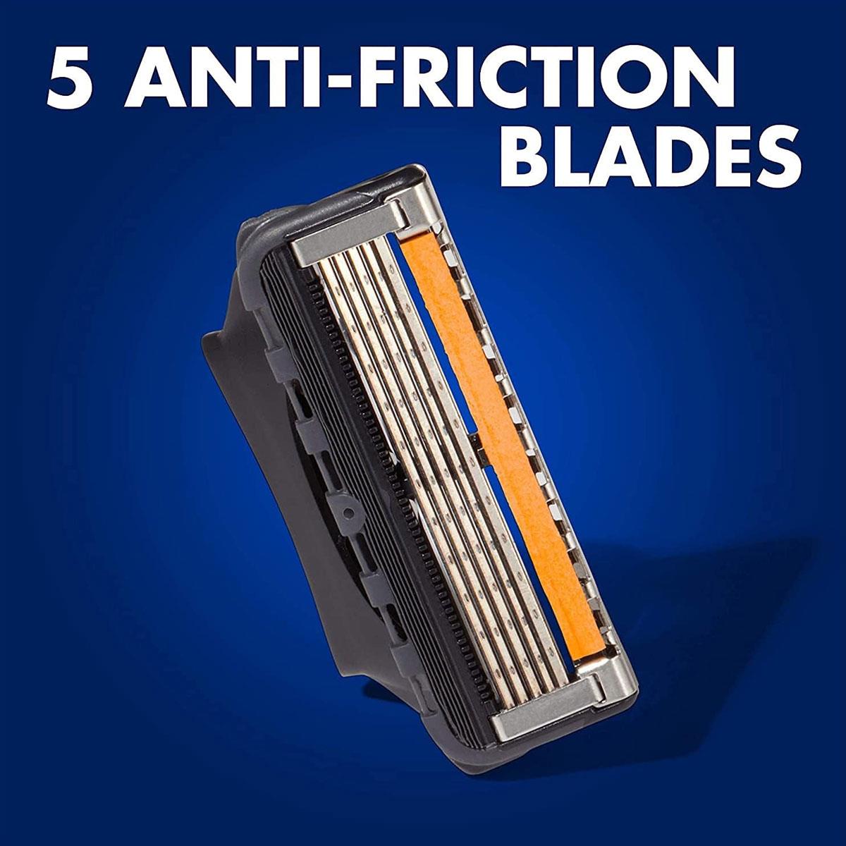 Gillette Fusion ProGlide Manual Razor Blades Replacement Cartridges with Microcomb and Lubrastrip Pack of 4 - Image 3