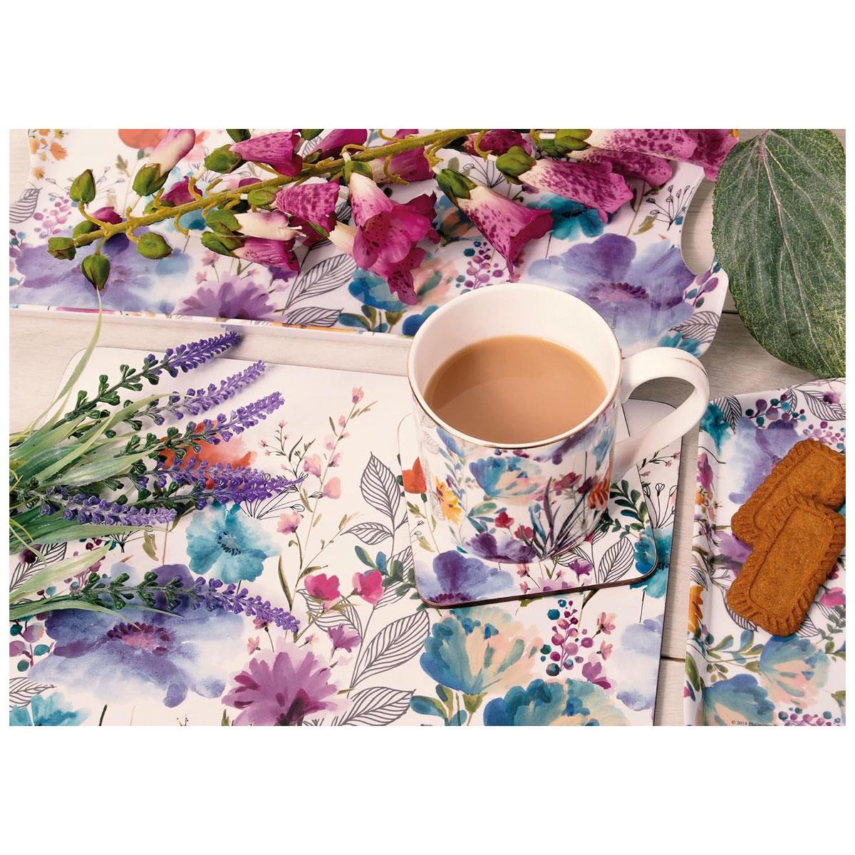 Creative Tops Meadow Floral Cork-Backed Placemats Set of 4 Rectangular 30 x 23cm Multi Colour - Image 2