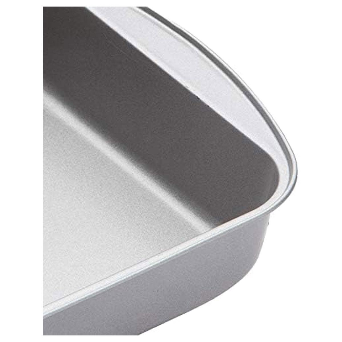 KitchenCraft Square Non-Stick Baking Tray 20cm Carbon Steel Grey Oven Pan PFAS-Free Dishwasher Safe - Image 6
