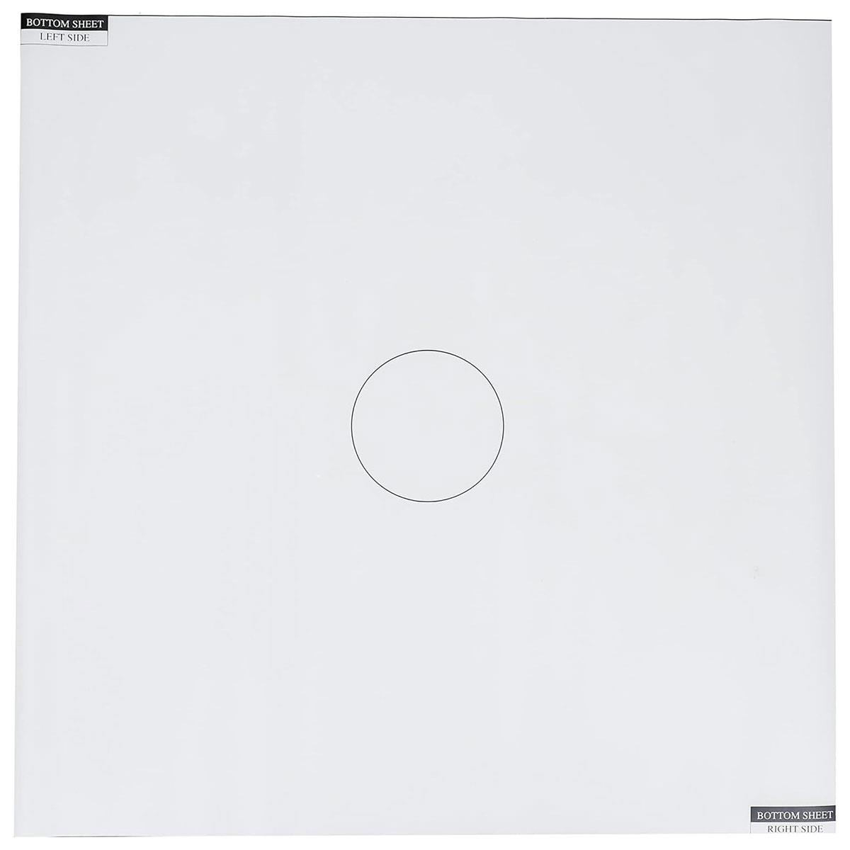 KitchenCraft Sweetly Does It Fondant Icing Rolling Mat with Measuring Guide 50 x 50cm Non-Stick Plastic White - Image 3