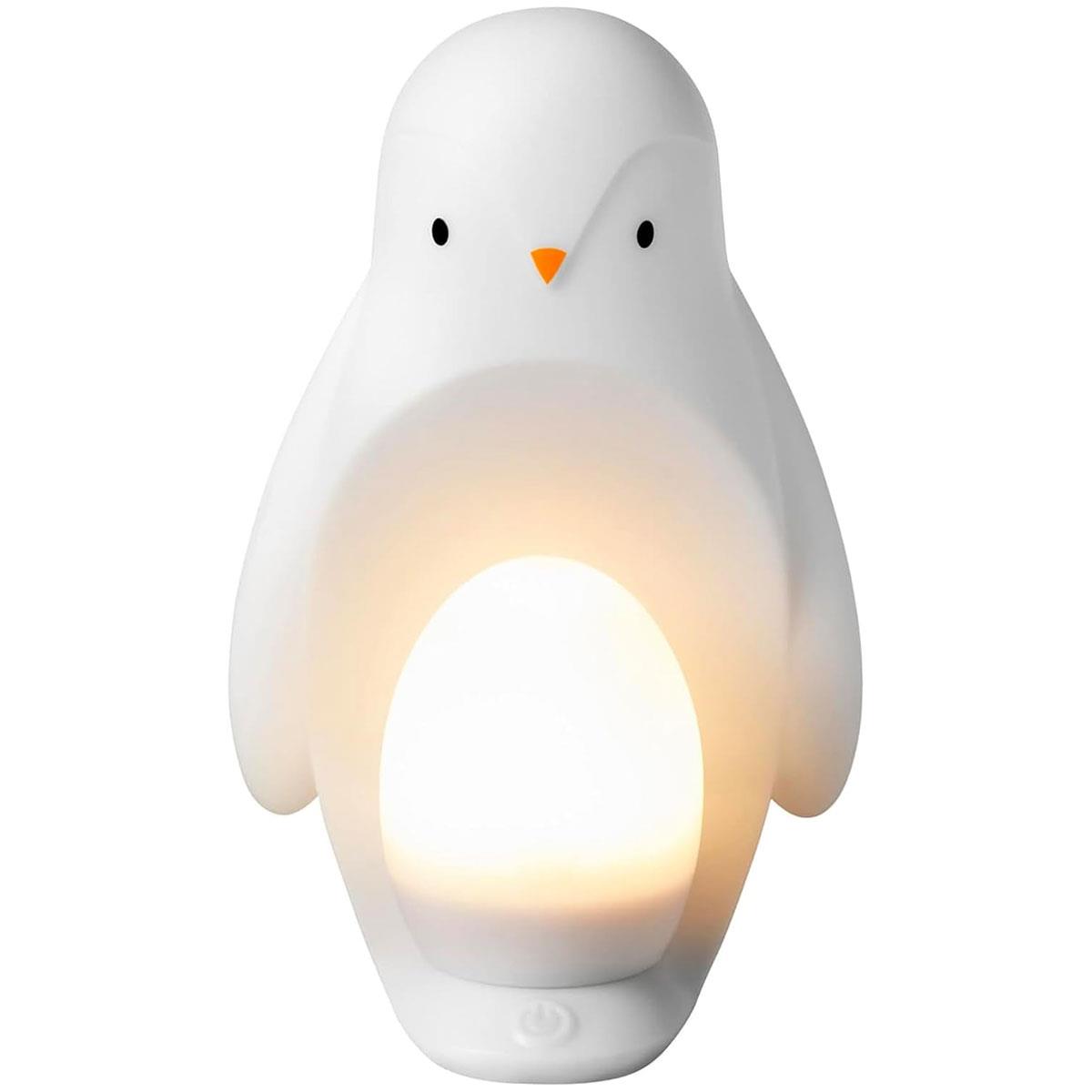 Tommee Tippee 2 in 1 Penguin Night Light with Portable Egg Light Rechargeable LED Dimmable USB White - Image 2