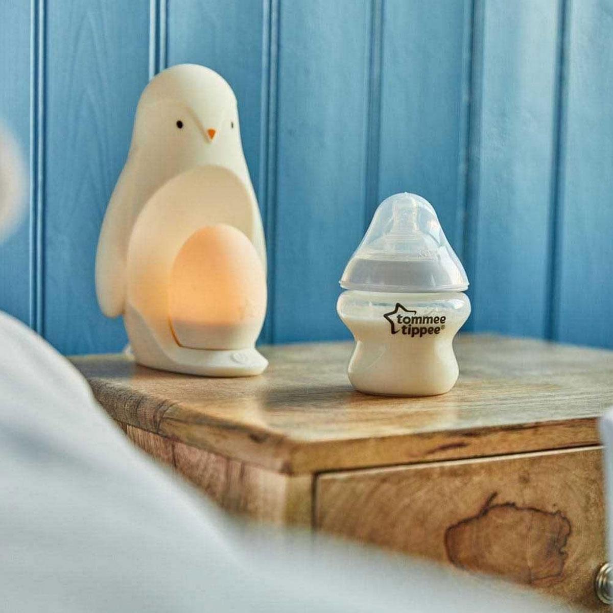 Tommee Tippee 2 in 1 Penguin Night Light with Portable Egg Light Rechargeable LED Dimmable USB White - Image 3