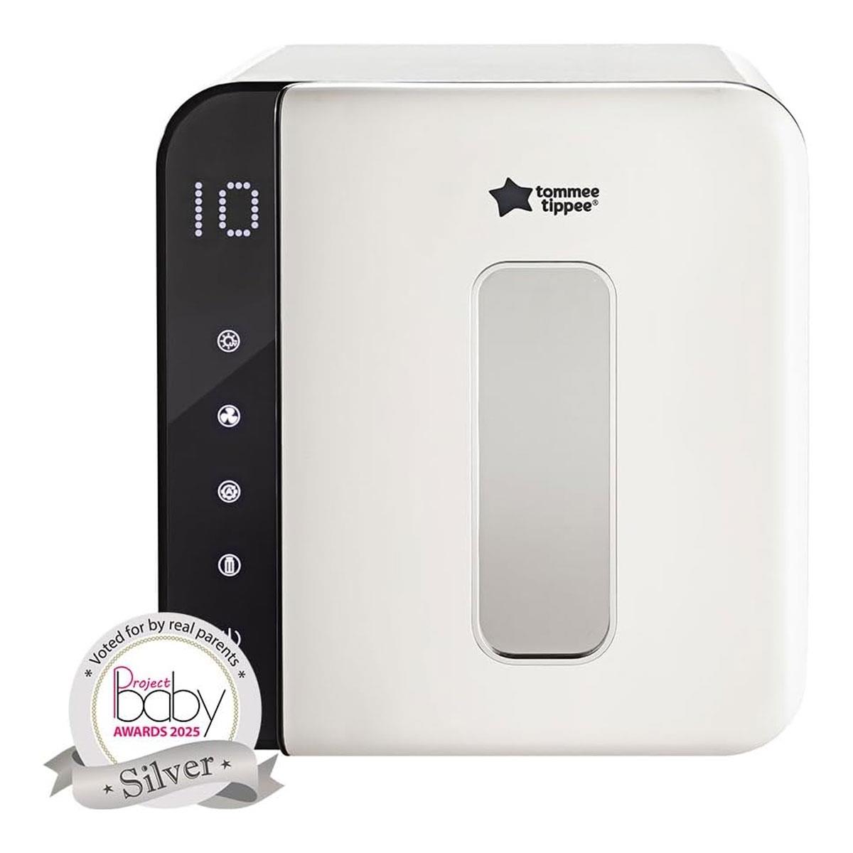 Tommee Tippee UV Baby Bottle Steriliser White 6 Bottle Capacity UV Sterilisation and Drying Storage Mode - Image 2
