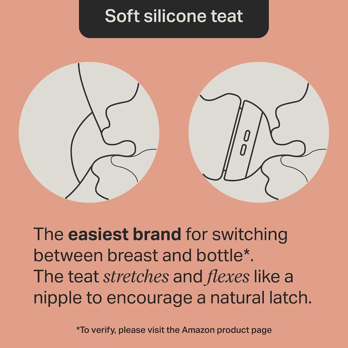 Tommee Tippee Natural Start Newborn Starter Set Anti-Colic 150ml & 260ml Bottles Medium Flow Teats Self-Sterilising BPA Free - Image 5