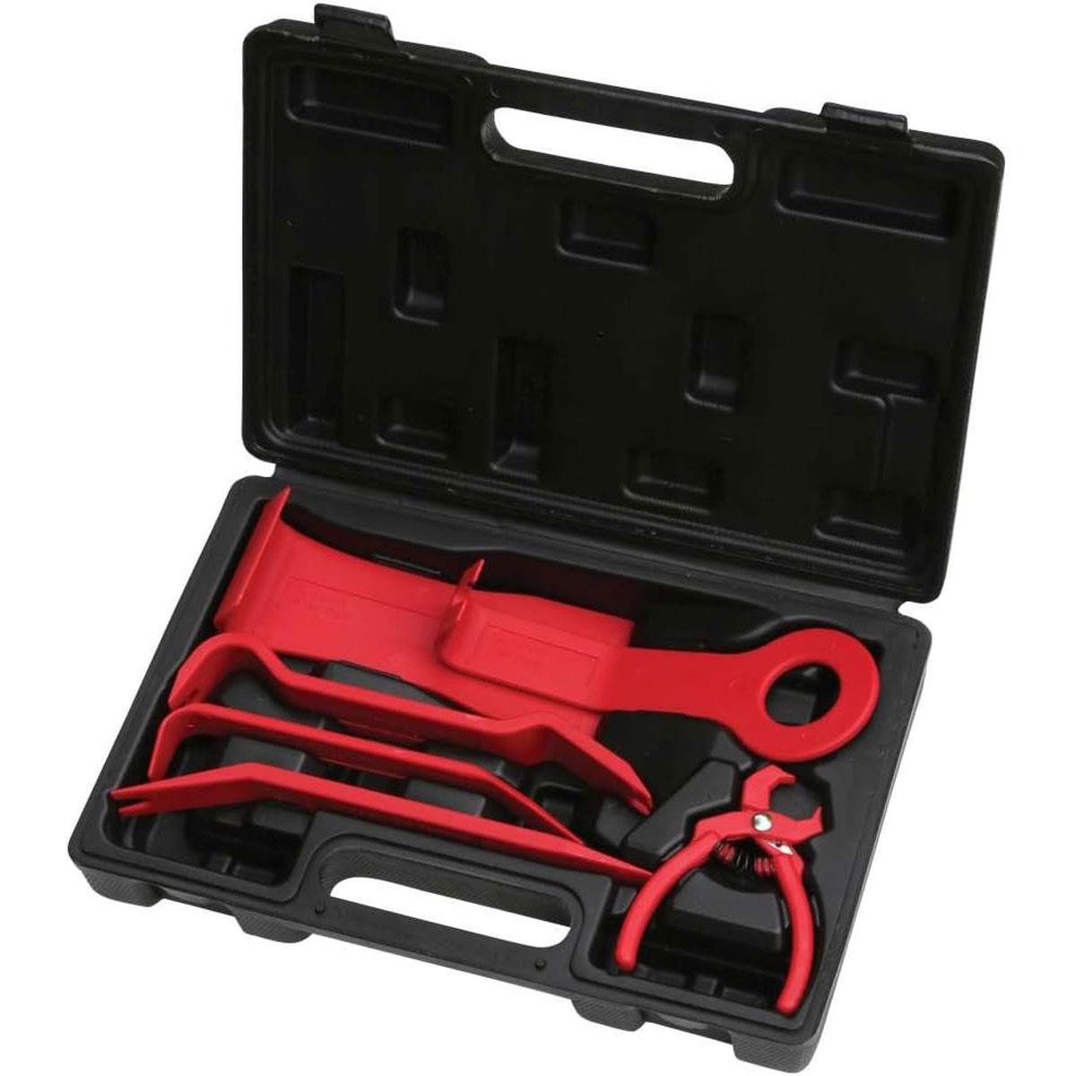 Hilka Trim Removal Tool Set 6 Piece Heavy Duty Plastic Automotive Upholstery & Trim Tools