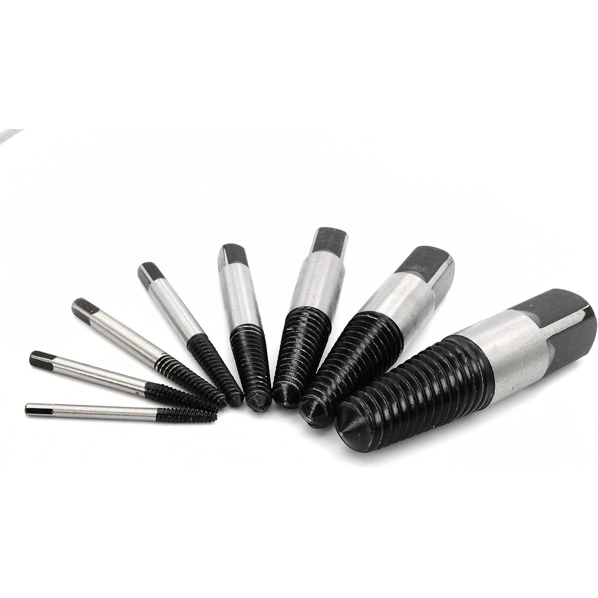 Hilka 8-Piece Stud Screw Extractor Set 4-24mm High Grade Tool Steel with Carry Case - Image 5