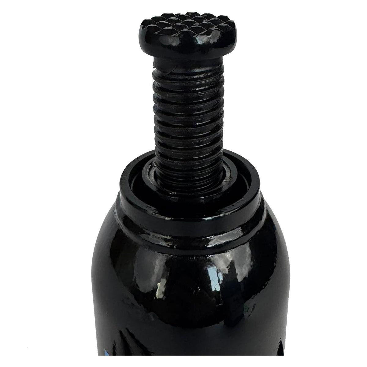 Hilka 8 Tonne Hydraulic Bottle Jack 222-447mm Adjustable Welded Alloy Steel Black - Image 2