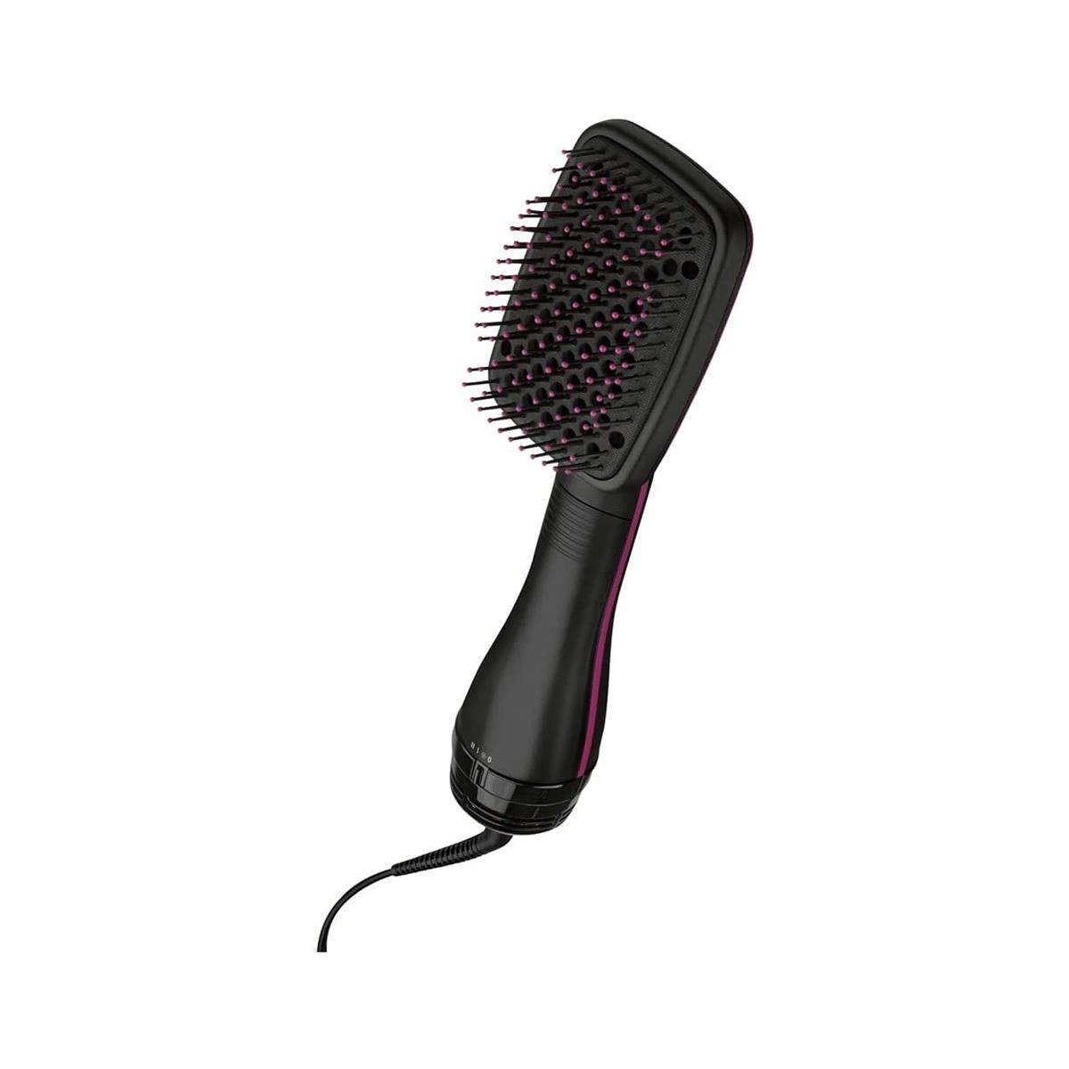 Revlon One Step Hair Dryer Styler Brush Ionic 2 Heat Settings Cool Shot Detangling Bristles UK Plug - Image 2