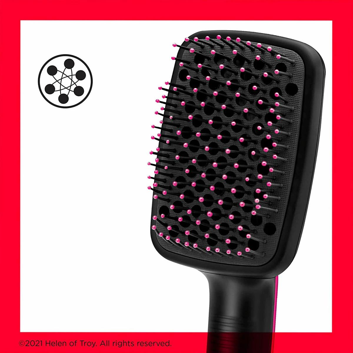 Revlon One Step Hair Dryer Styler Brush Ionic 2 Heat Settings Cool Shot Detangling Bristles UK Plug - Image 3