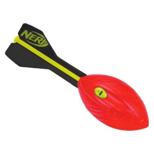 Nerf Vortex Aero Howler Foam Football Long-Distance Flight-Optimizing Tail Molded Hand Grip Red 6+