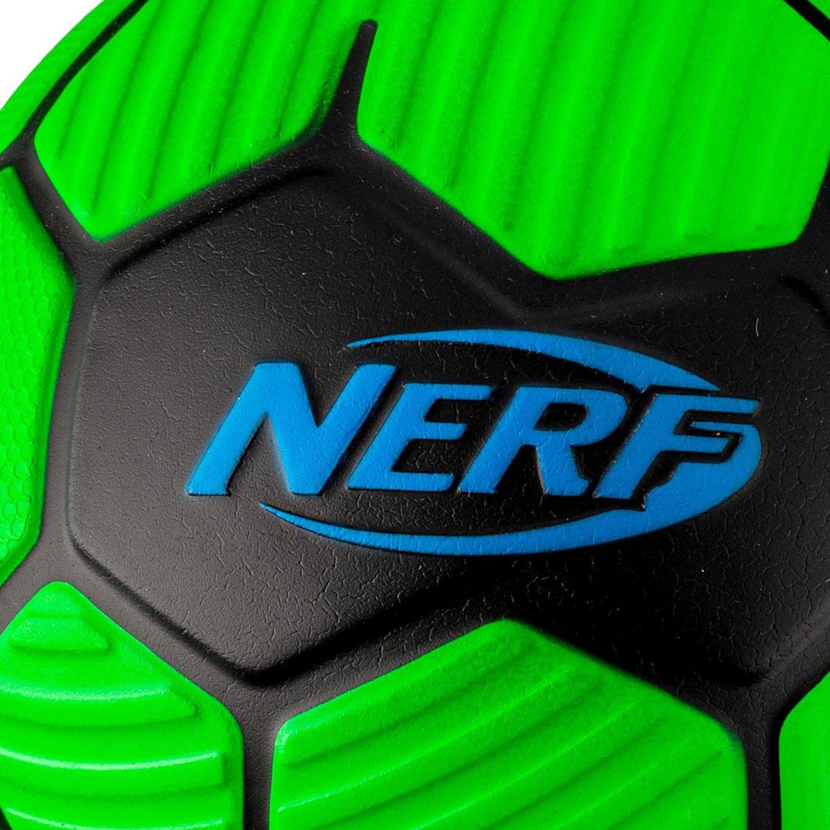 Nerf Proshot Mini Foam Soccer Ball 7 Inch Soft Textured Grip Indoor & Outdoor Green and Black Kids - Image 6