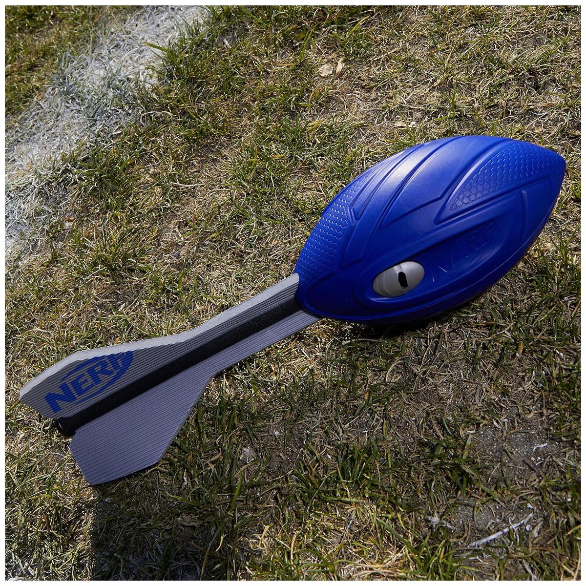 Nerf Vortex Aero Howler Foam Football Long-Distance Throwing Ball with 3-Finned Tail and Hand Grip Blue One Size - Image 4