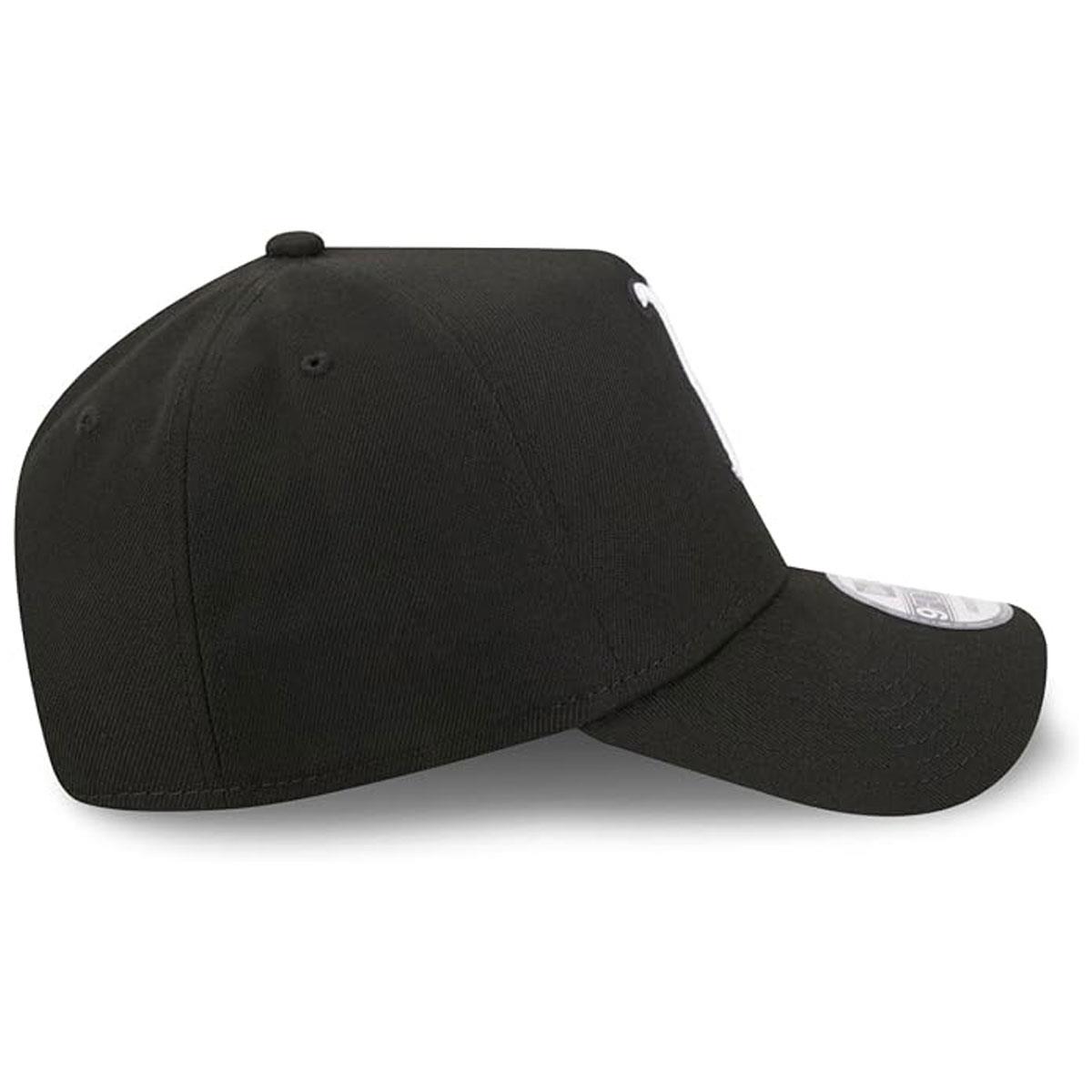 New Era 9FORTY A-Frame Boston Red Sox Baseball Cap 100% Polyester Black Adjustable Snapback One Size - Image 4