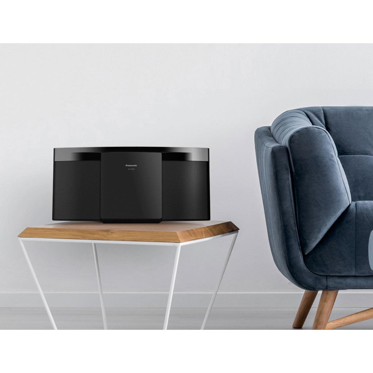 Panasonic Micro HiFi System 20W Stereo CD Player FM Radio Bluetooth & USB Playback Black - Image 5