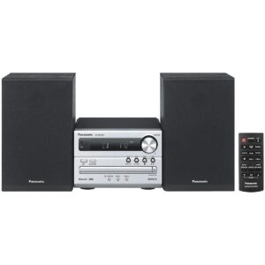 Panasonic Micro HiFi Stereo System 20W FM Radio with RDS CD/MP3 Player USB & Bluetooth Black/Silver
