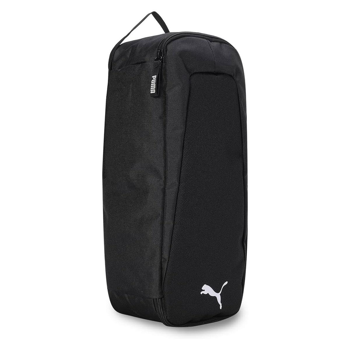 PUMA teamGOAL Shoe Bag 10L Sports Shoe Storage Bag Ventilation Holes Carry Handle Synthetic Material Black - Image 2