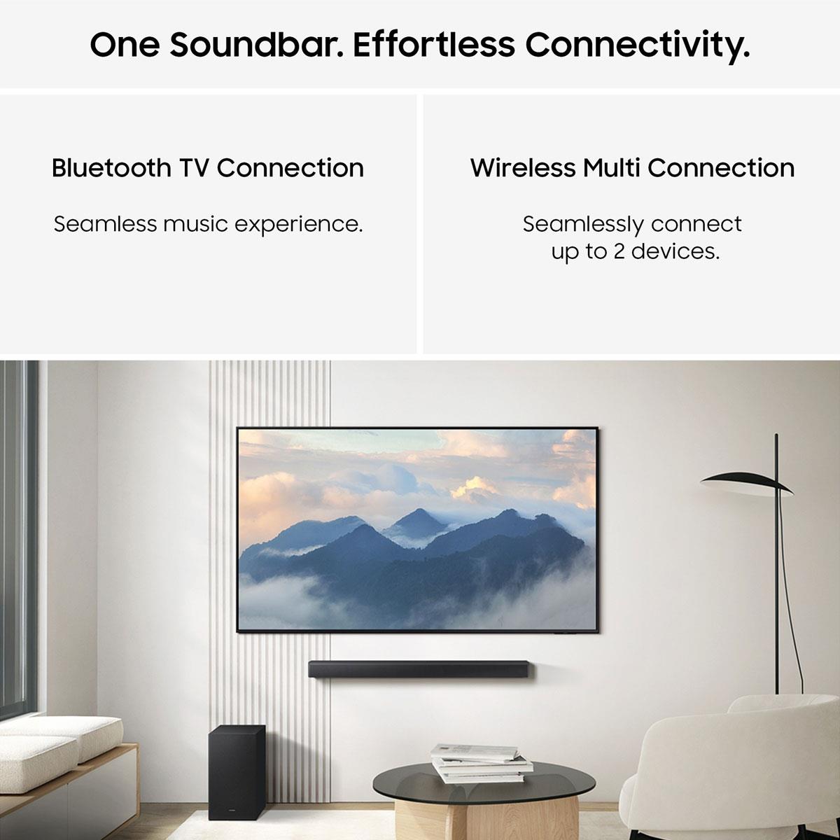 Samsung B650F B-Series Soundbar 3.1ch with Wireless Subwoofer Dolby Audio DTS Virtual:X Q-Symphony Bluetooth Black - Image 5