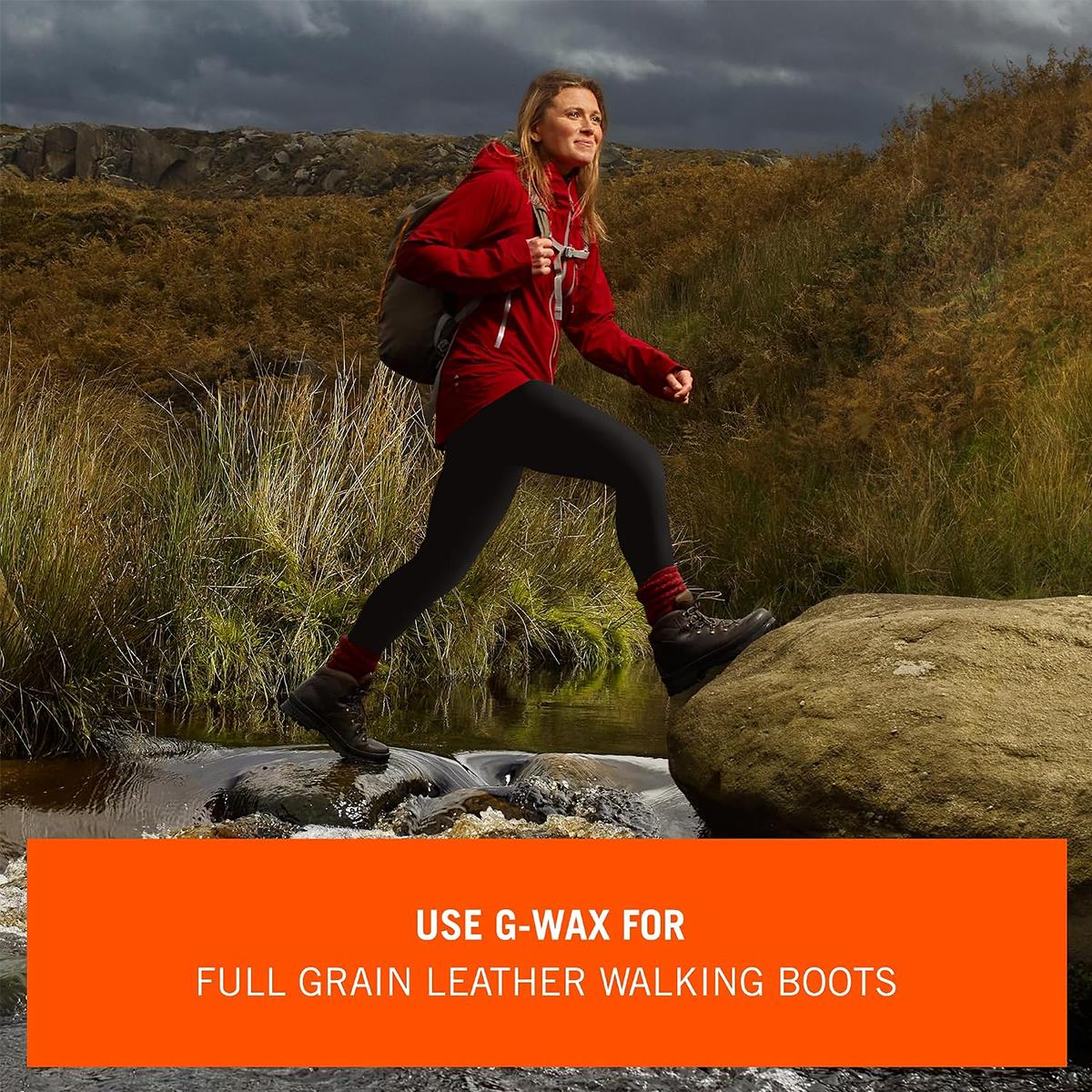 Grangers G-Wax Leather Footwear Protection Wax Tin Natural Beeswax PFC-Free 80g - Image 7