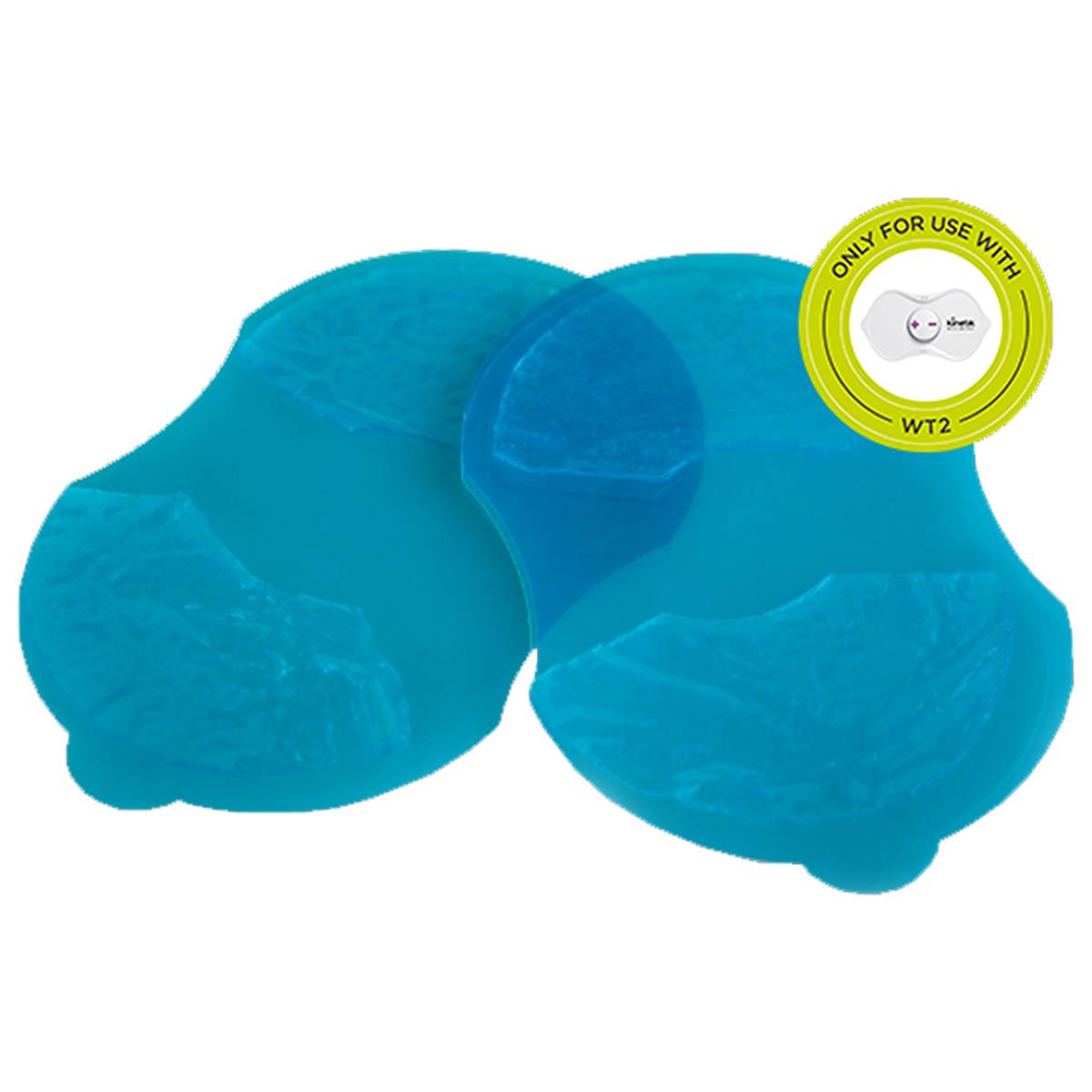 Kinetik Wellbeing Wireless TENS Replacement Gel Pads Skin-Friendly Pack Of 2 - Image 2