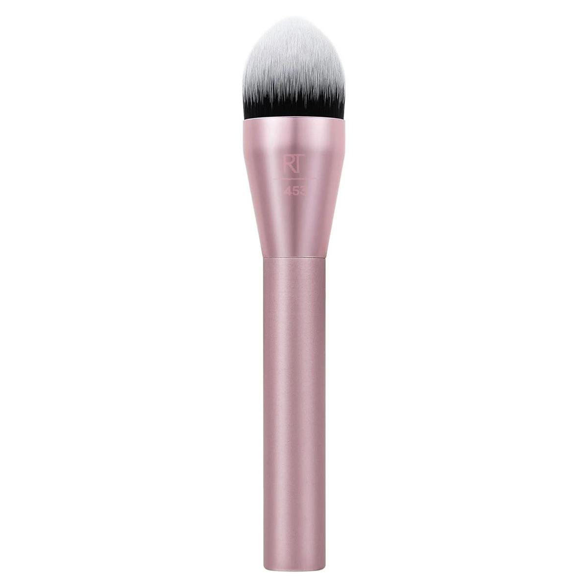 Real Techniques Power Pigment Blush Brush Pink With Dense Synthetic Bristles For Cream And Liquid Blush Contour And Highlight - Image 2