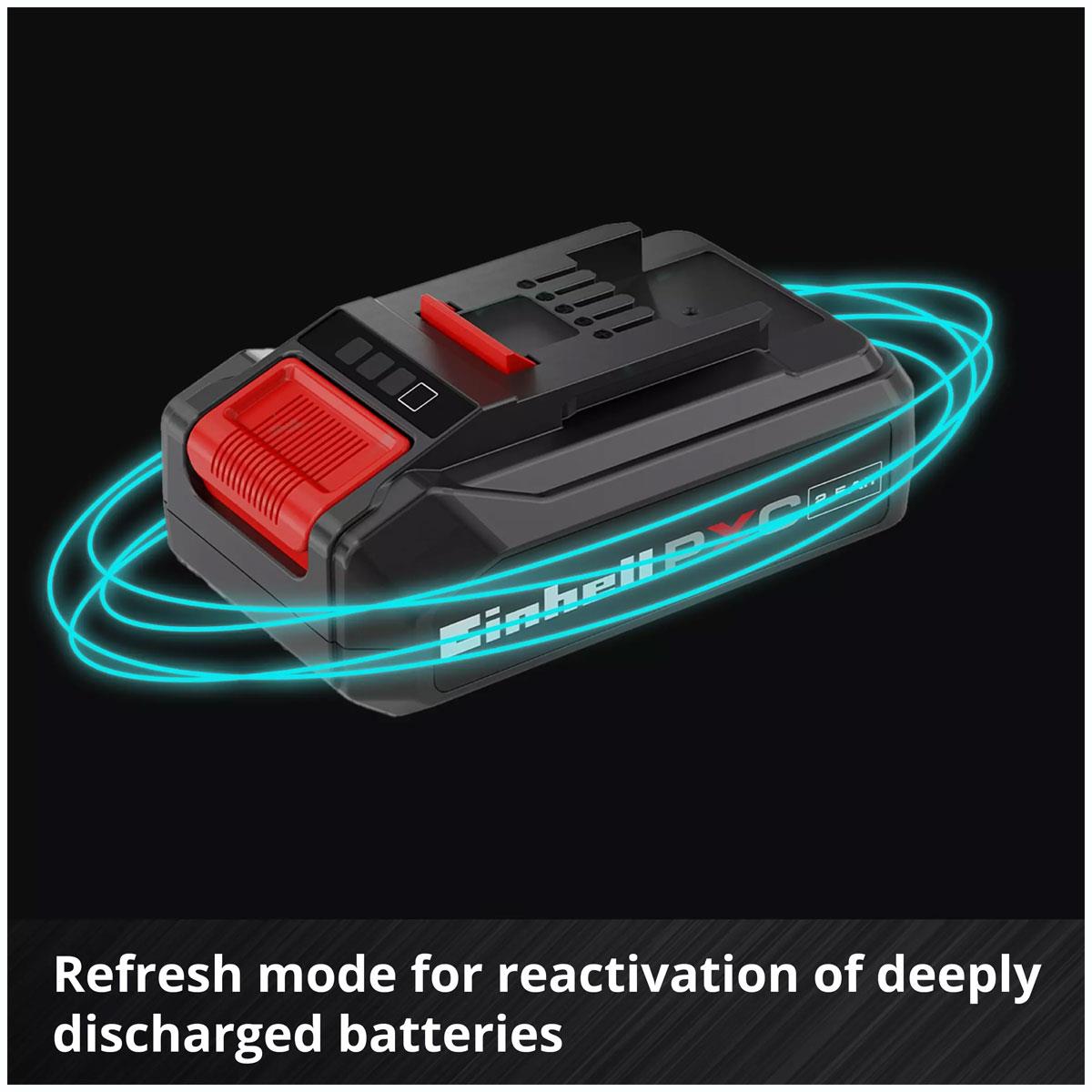 Einhell Power X-Change PXC Starter Kit 18V 2.5Ah Battery and Charger Li-Ion 50 Min Charging - Image 9
