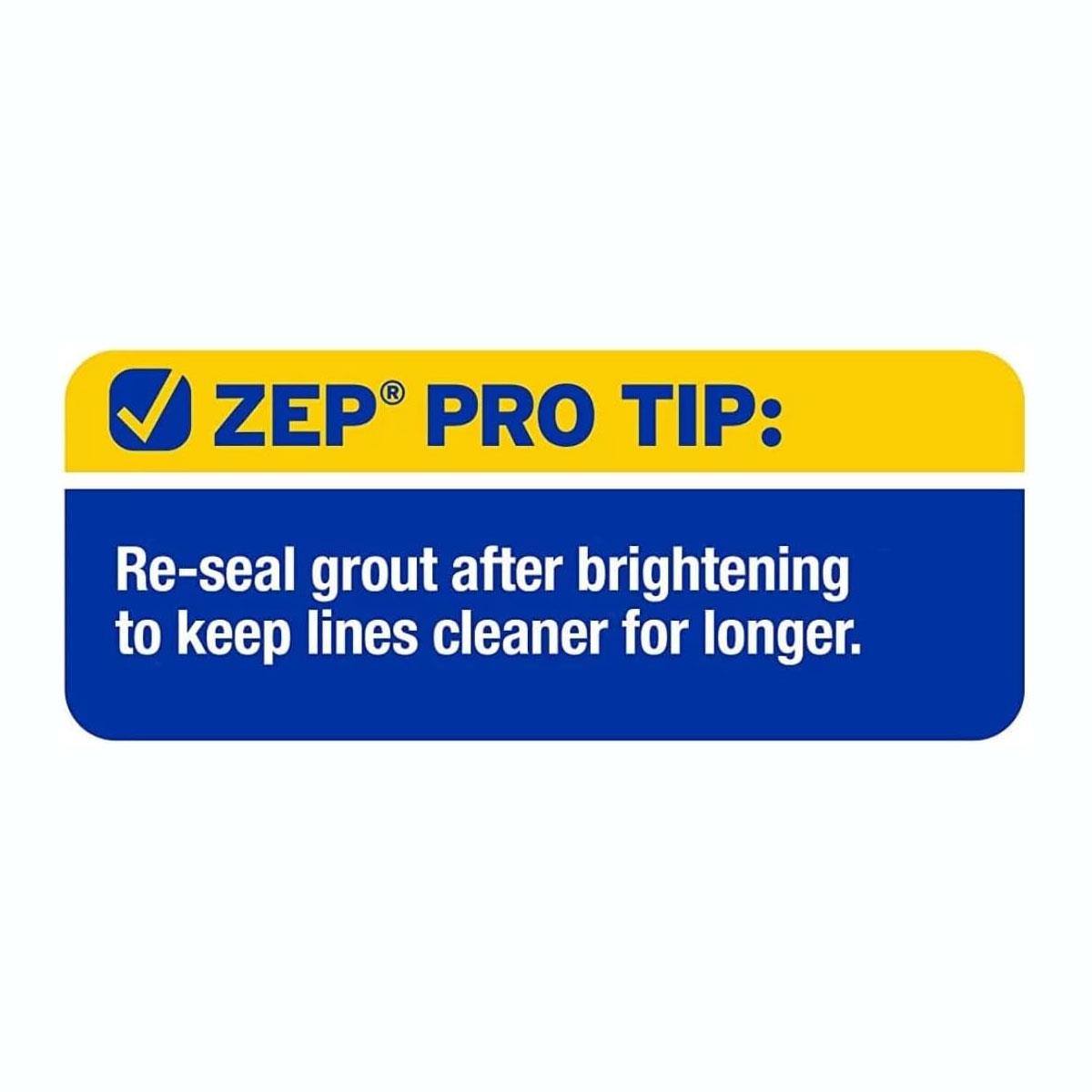 Zep Grout Cleaner & Brightener Professional Strength Tile Grout Stain Remover Deep Cleaning Liquid 1 L - Image 9