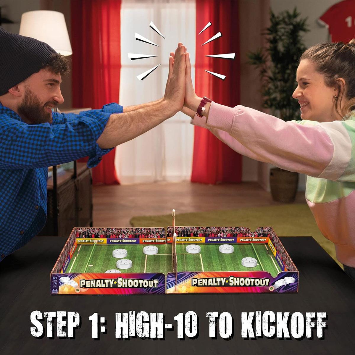 John Adams Penalty Shootout Football Game Flicking Tabletop Game Fold-Out 60cm Stadium 2 Players Ages 6+ - Image 2