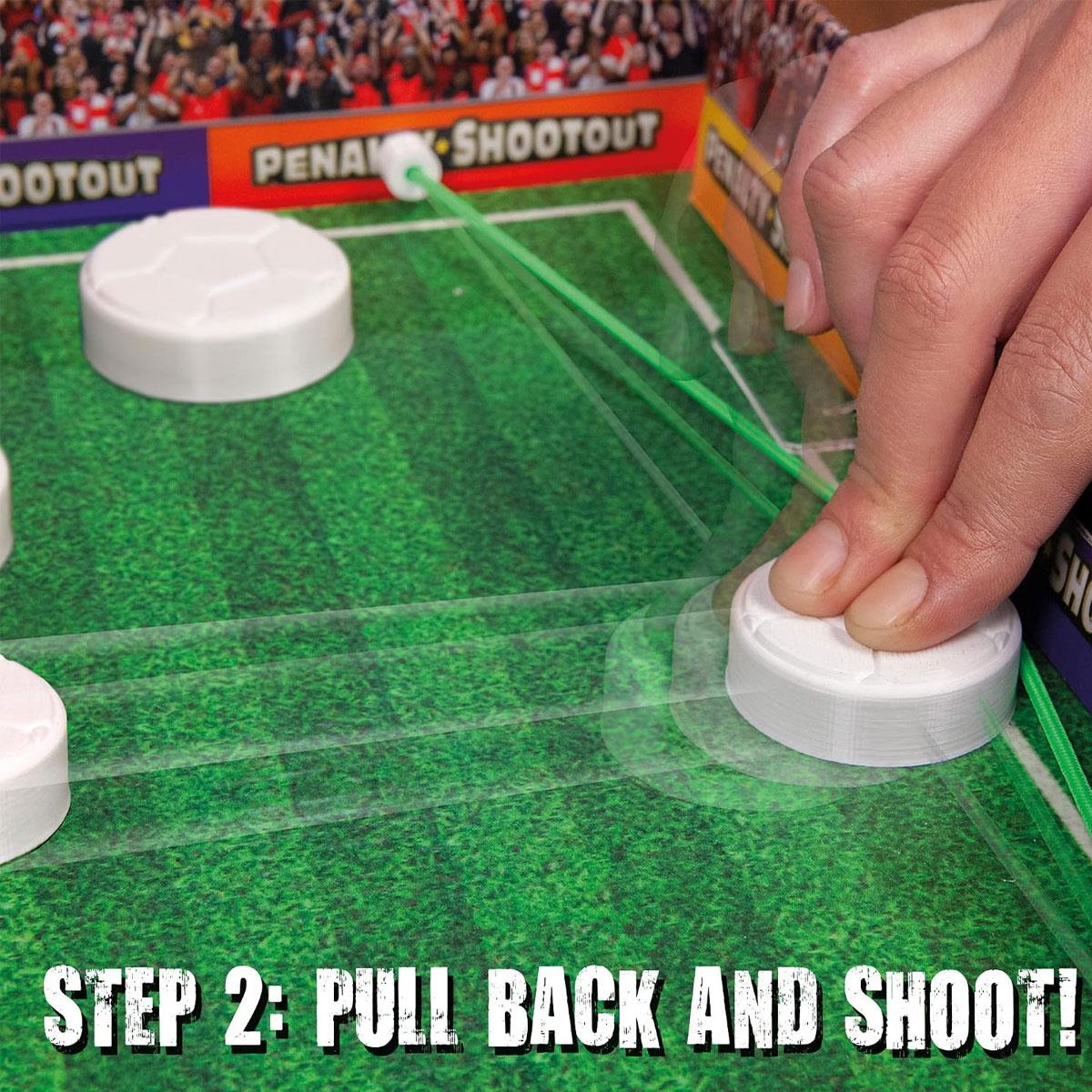 John Adams Penalty Shootout Football Game Flicking Tabletop Game Fold-Out 60cm Stadium 2 Players Ages 6+ - Image 3