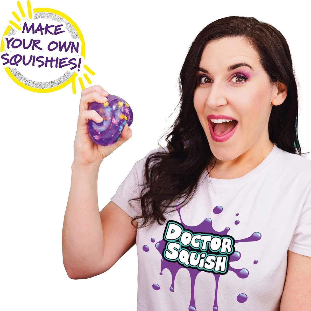John Adams Doctor Squish Squishy Maker Refill Pack 5 TPR Squishies Slime Powder Sparkles & Confetti Ages 8+ - Image 4
