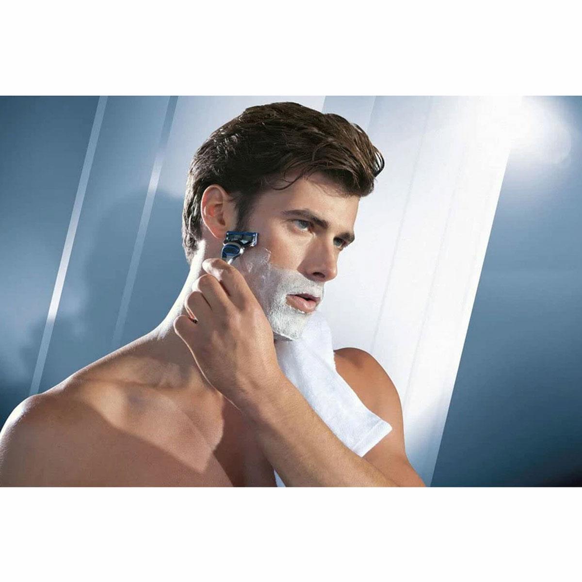 Gillette Sensor Excel Razor Blade Refills for Men Stainless Steel Twin Blades Soft Microfins Blue Pack of 10 - Image 2