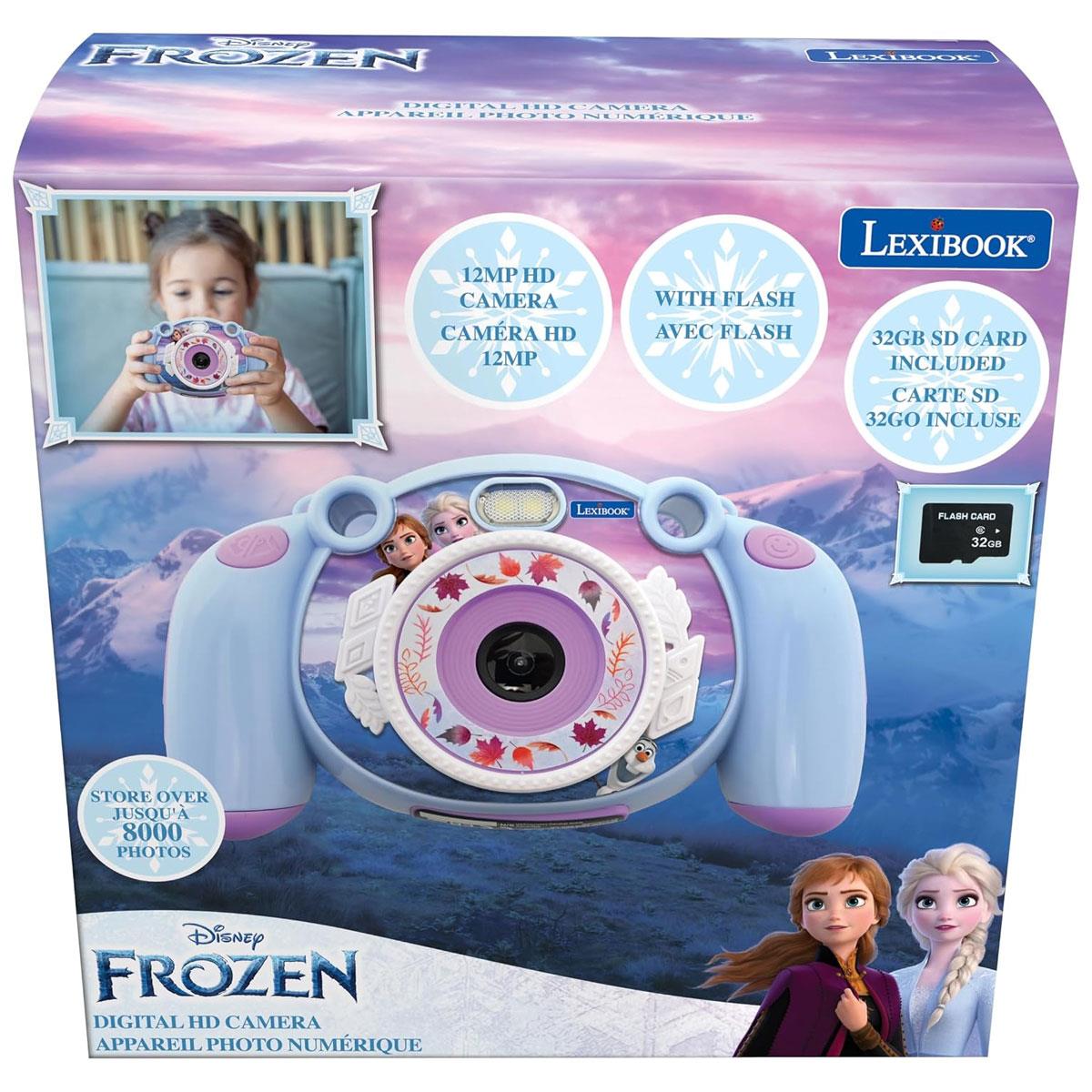 Lexibook Frozen Kids Digital Camera 12MP Full HD 1080p 2-Inch LCD 400mAh Blue/Purple - Image 4