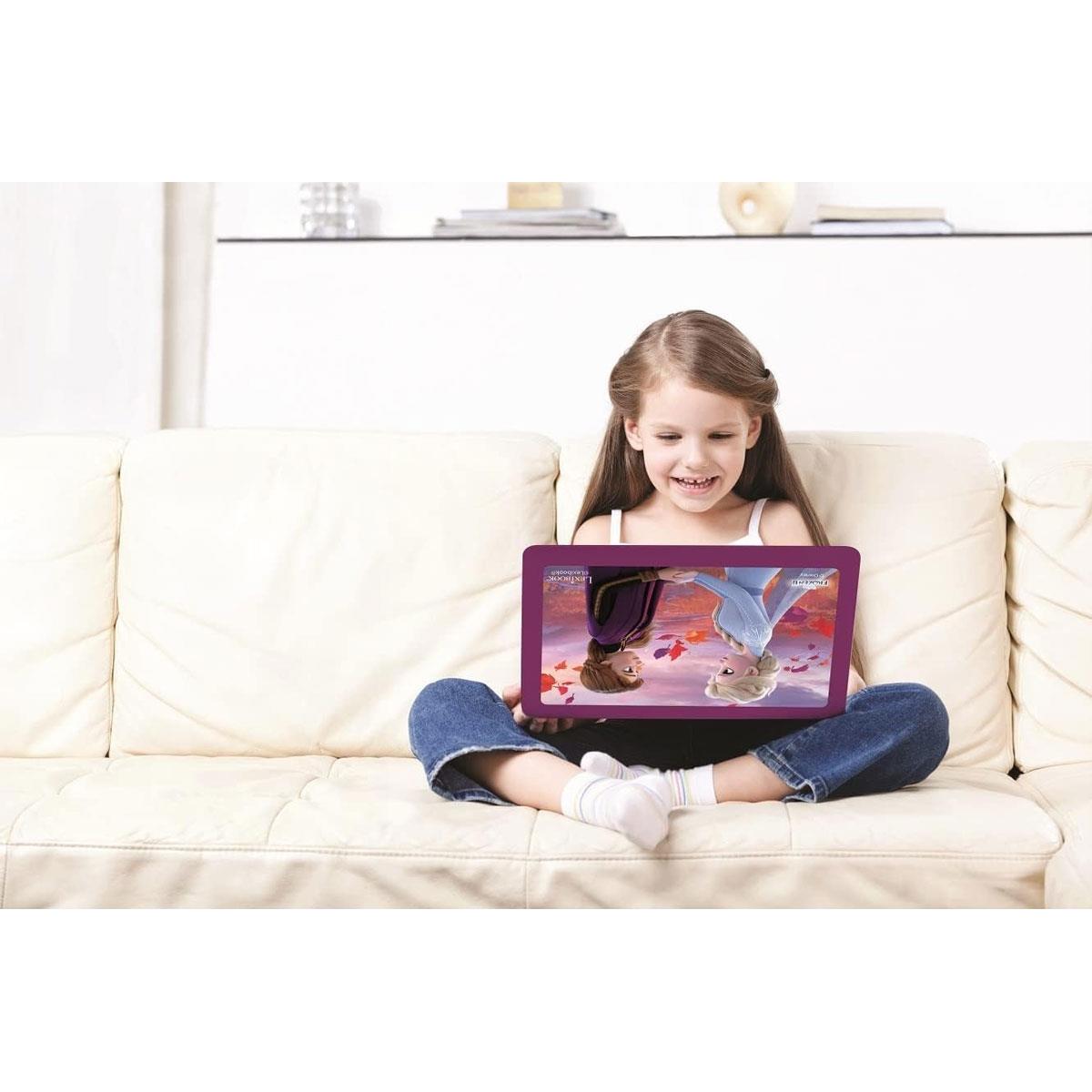 Lexibook Disney Frozen 2 Educational Laptop French/English 124 Activities Elsa & Anna Blue/Purple - Image 2