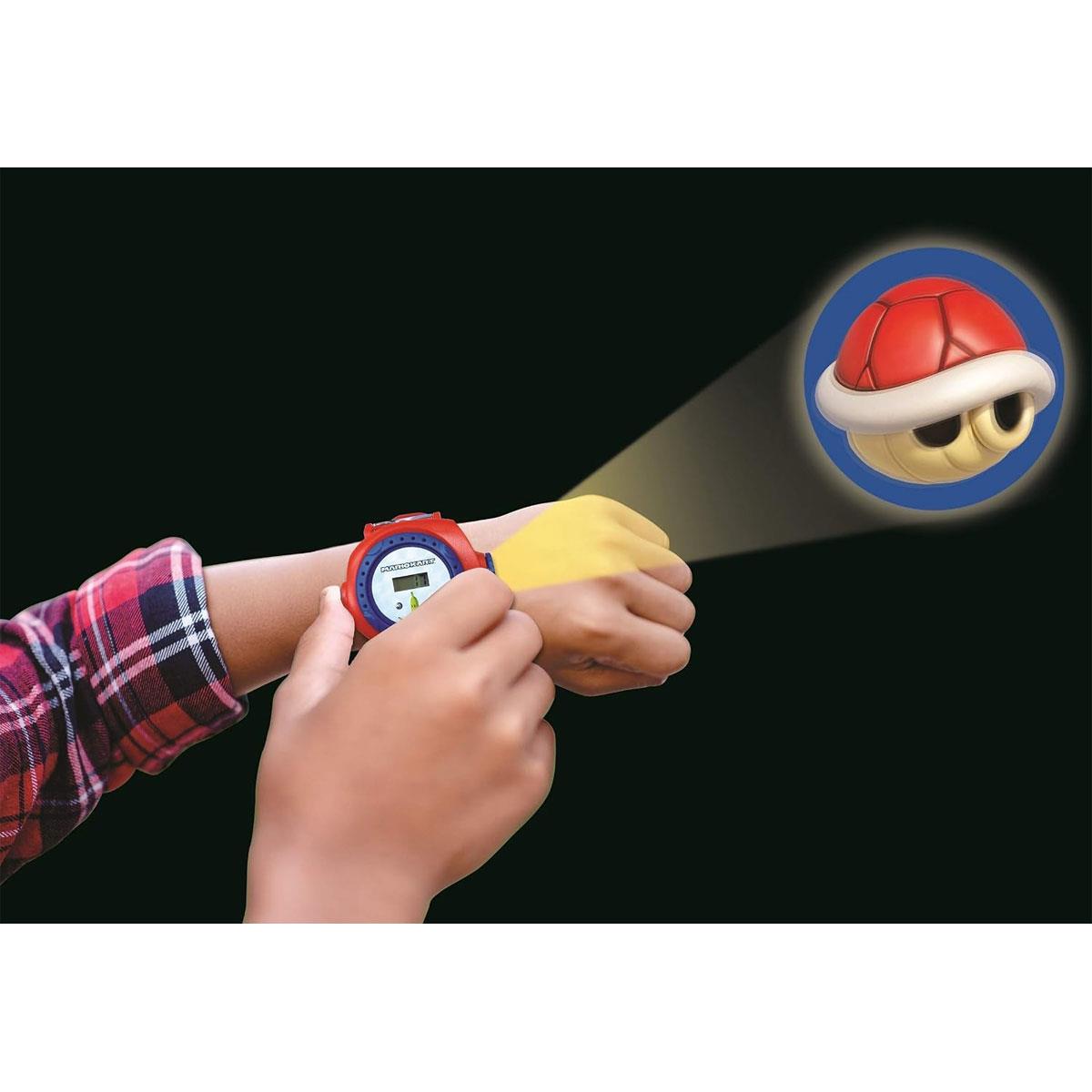 Lexibook Mario Kart Children's Projection Watch Digital Watch with 20 Images Adjustable Silicone Strap Blue/Multicolour - Image 6